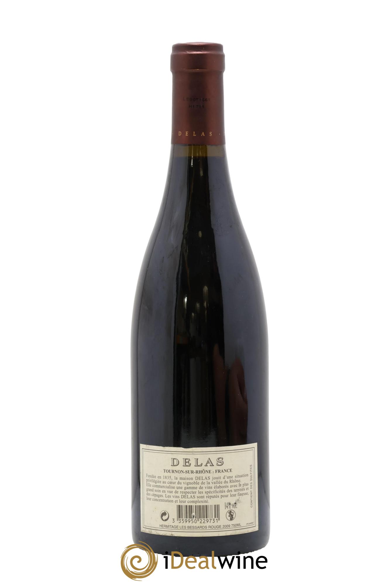 Hermitage Les Bessards Delas Frères 2009 - Lot de 1 bouteille - 1