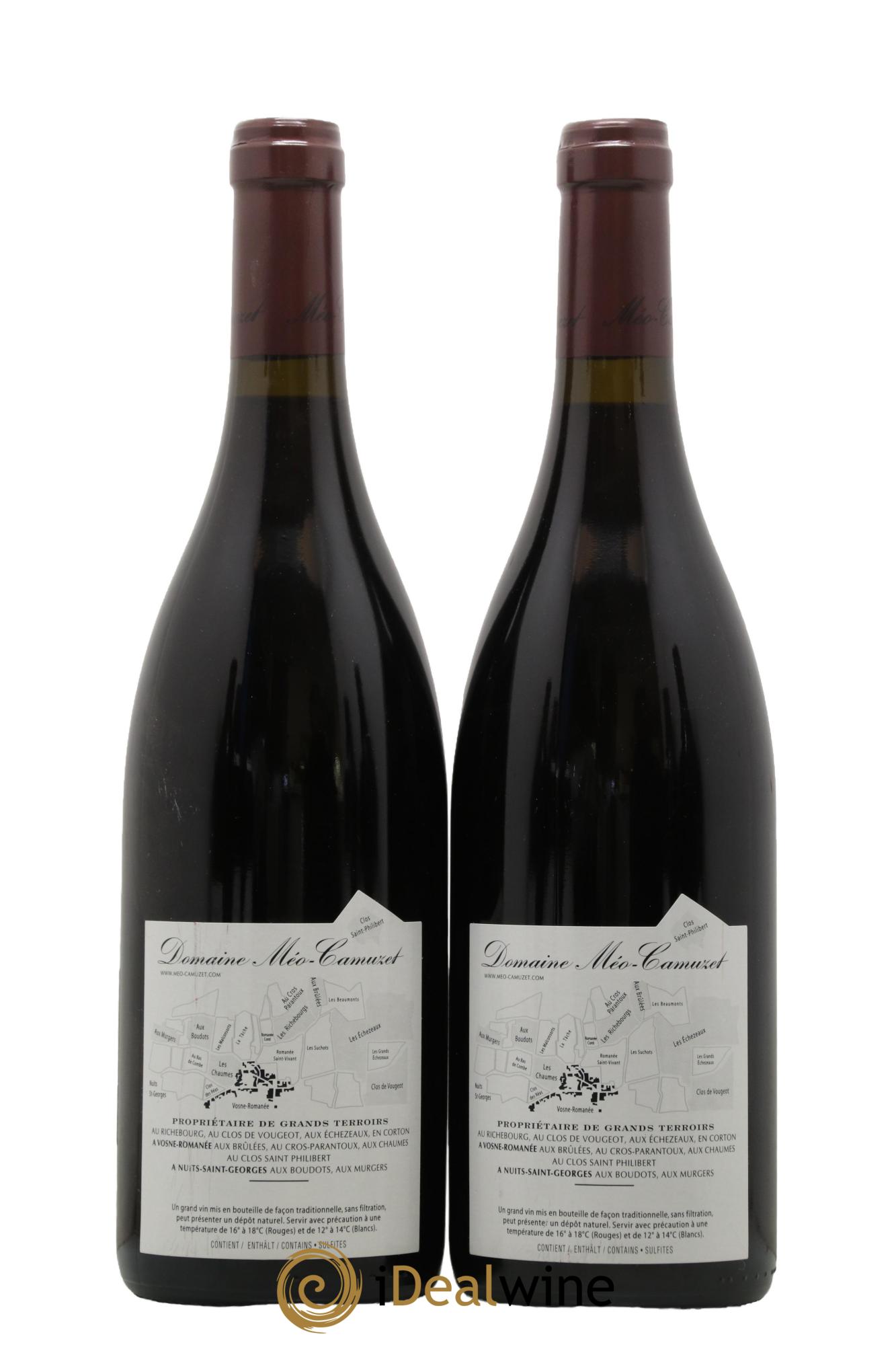 Nuits-Saint-Georges 1er Cru Aux Murgers Méo-Camuzet (Domaine) 2010 - Lot of 2 bottles - 1