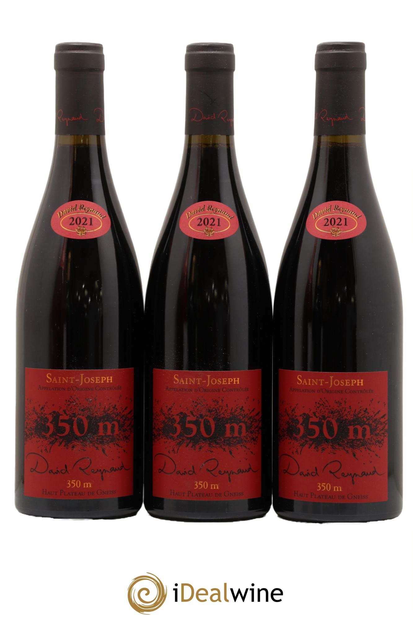 Saint-Joseph Cuvee 350 M Domaine David Reynaud 2021 - Lot de 3 bouteilles - 0
