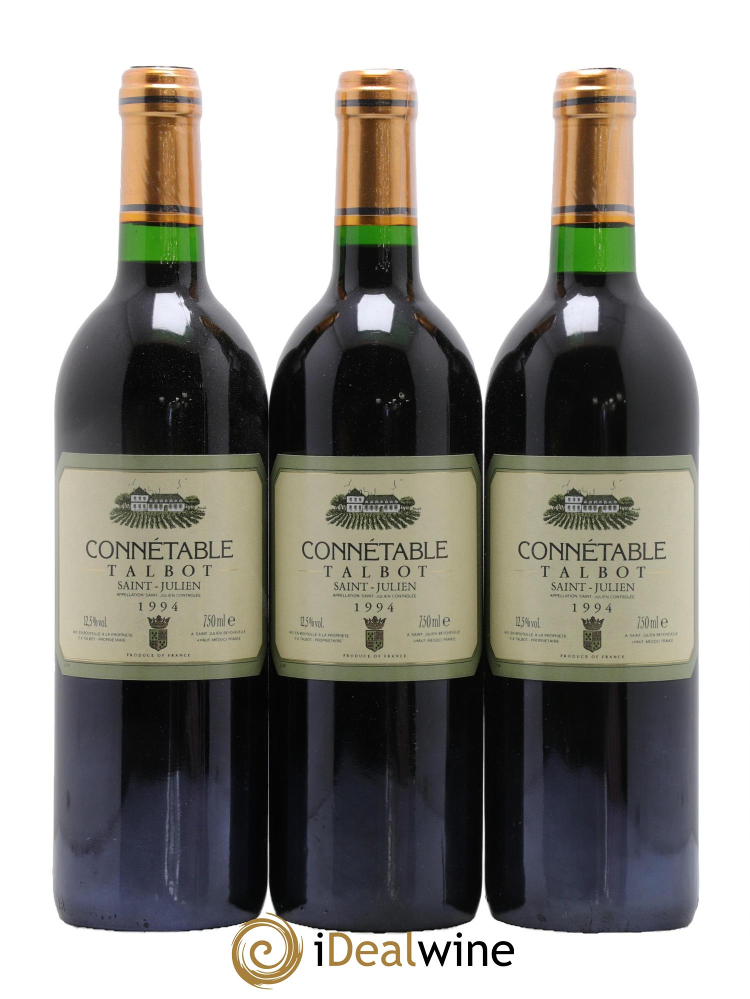 Connétable de Talbot Second Vin 1994 - Lot de 12 bouteilles - 1