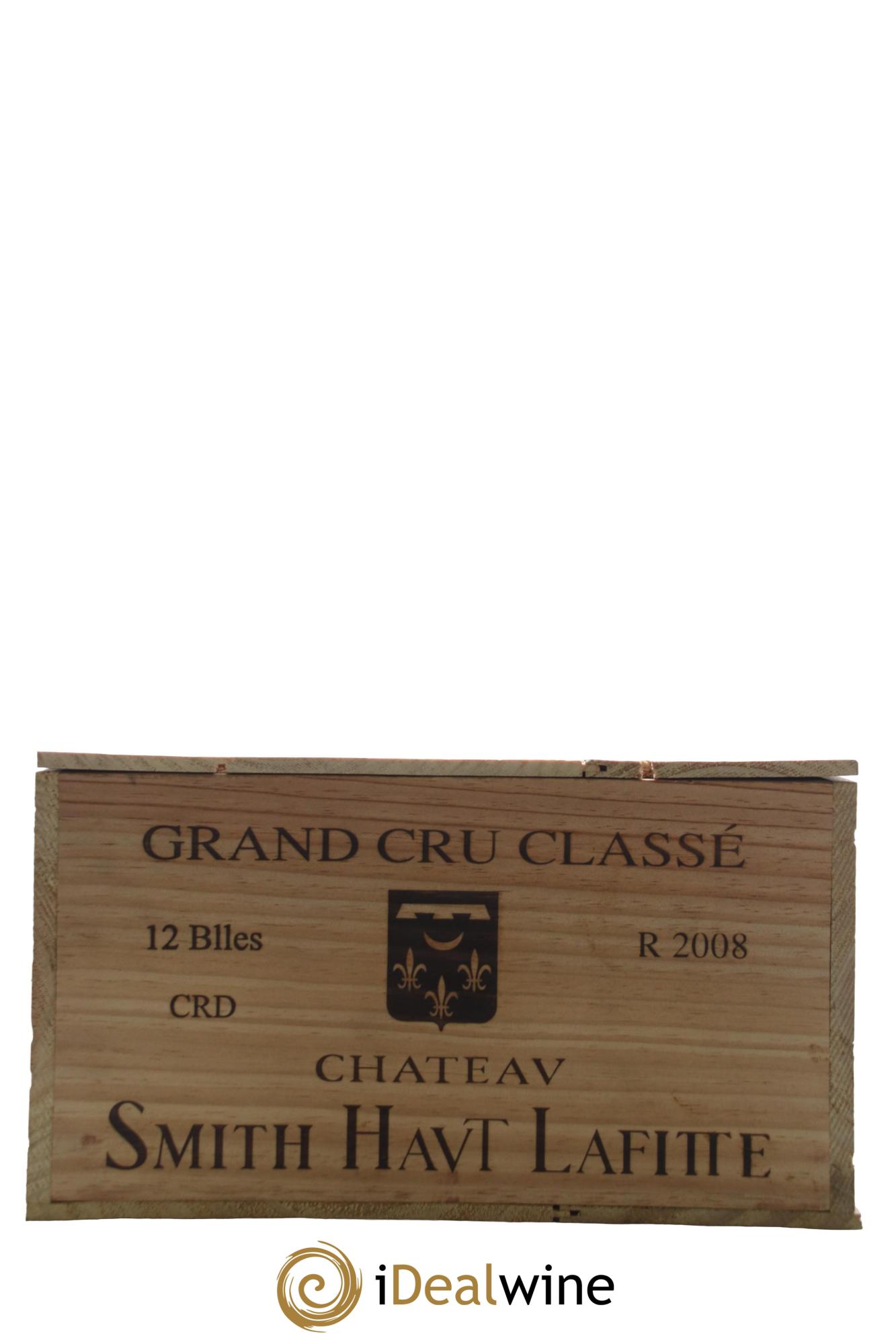 Château Smith Haut Lafitte Cru Classé de Graves 2008 - Lot de 12 bouteilles - 1
