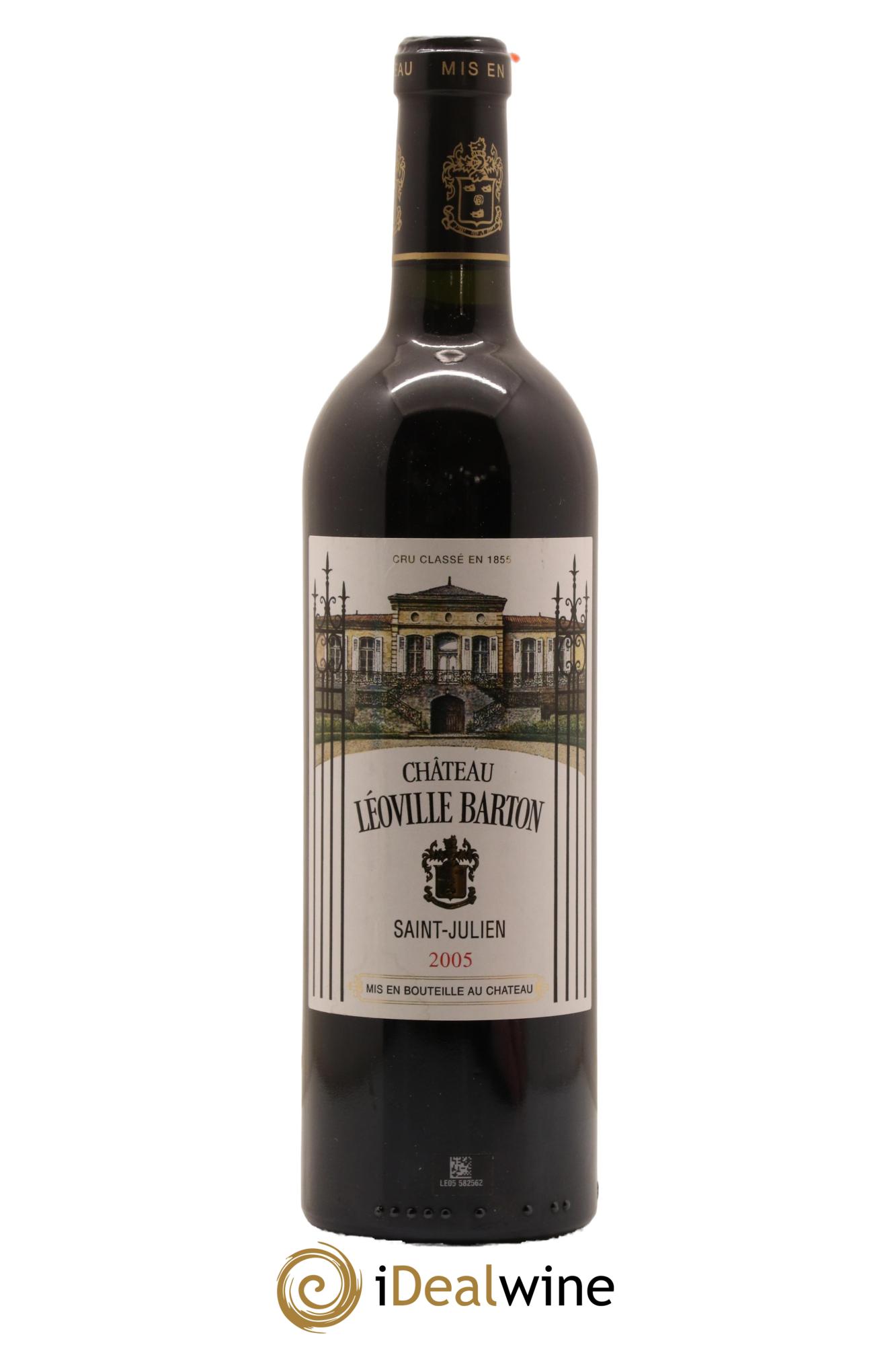 Château Léoville Barton 2ème Grand Cru Classé 2005 - Lot de 1 bouteille - 0