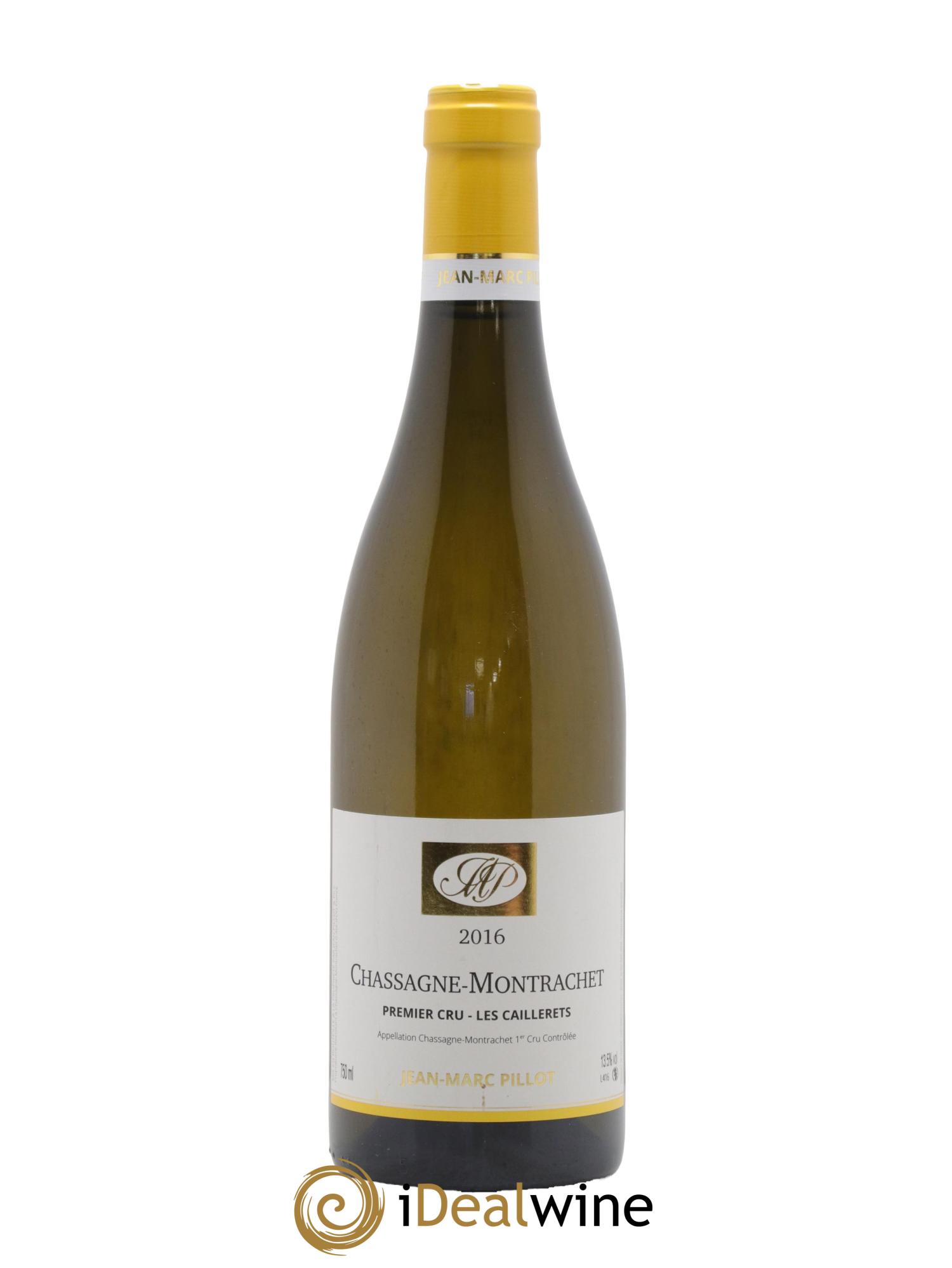 Chassagne-Montrachet 1er Cru Les Caillerets Jean-Marc Pillot et Fils (Domaine) 2016 - Lot de 1 bouteille - 0