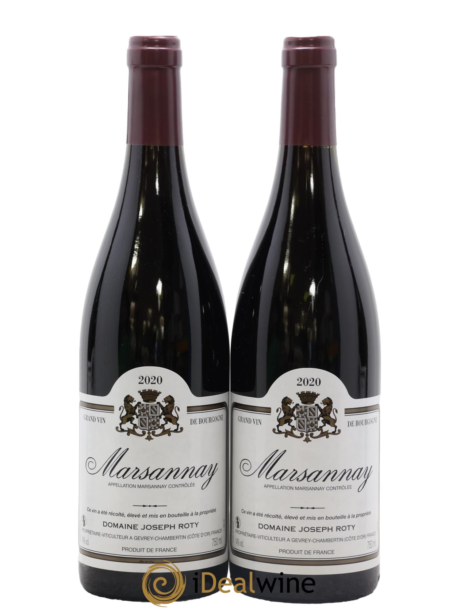 Marsannay Joseph Roty (Domaine) 2020 - Lot de 2 bouteilles - 0