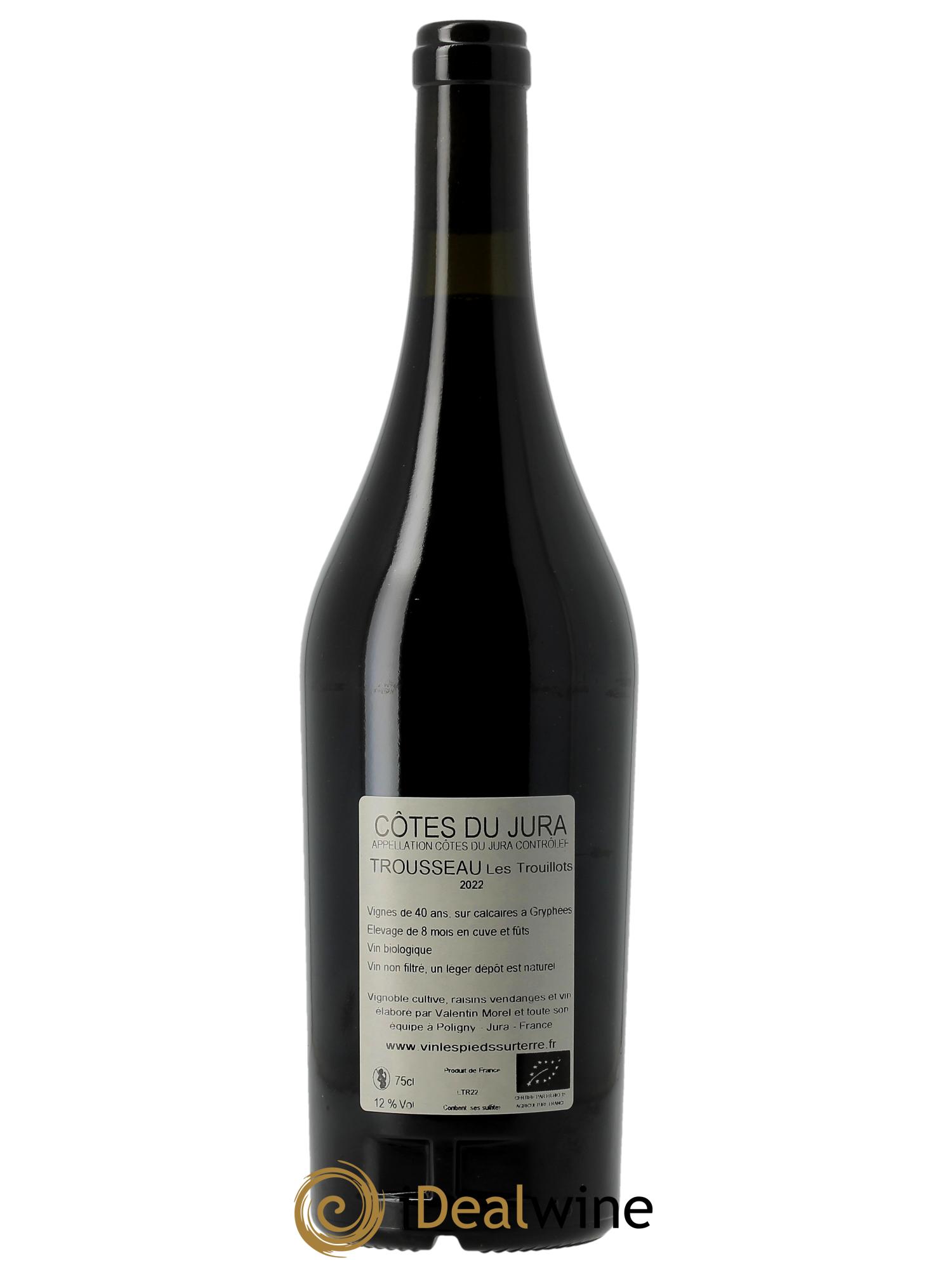 Côtes du Jura Trousseau - Les Trouillots Valentin Morel 2022 - Lot of 1 bottle - 1