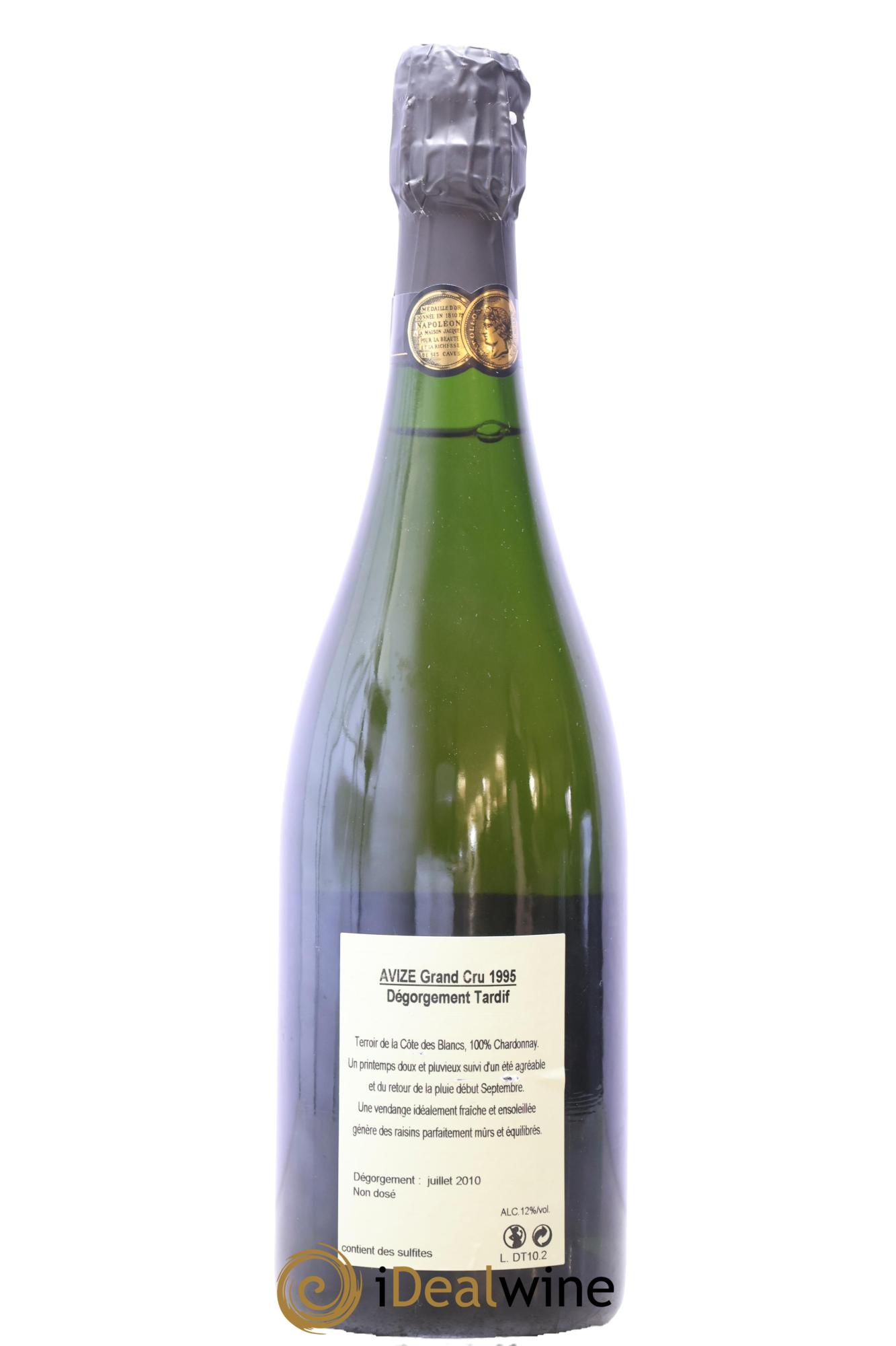 Brut Avize   DT (Dégorgement Tardif) Jacquesson 1995 - Lotto di 1 bottiglia - 1