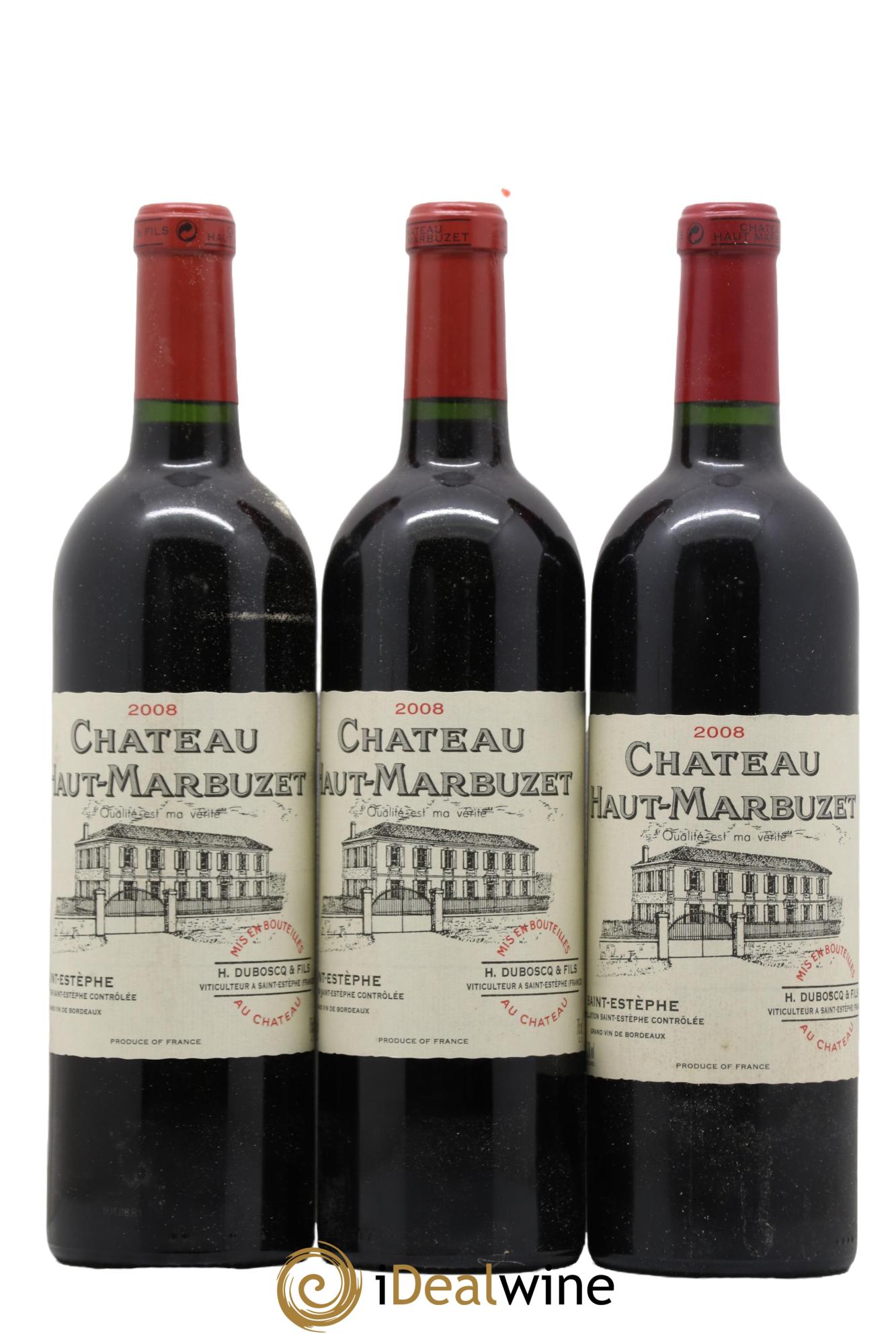 Château Haut Marbuzet 2008 - Lot de 12 bouteilles - 4