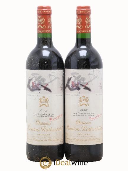 Château Mouton Rothschild 1er Grand Cru Classé 1996 - Lot of 2 bottles - 0