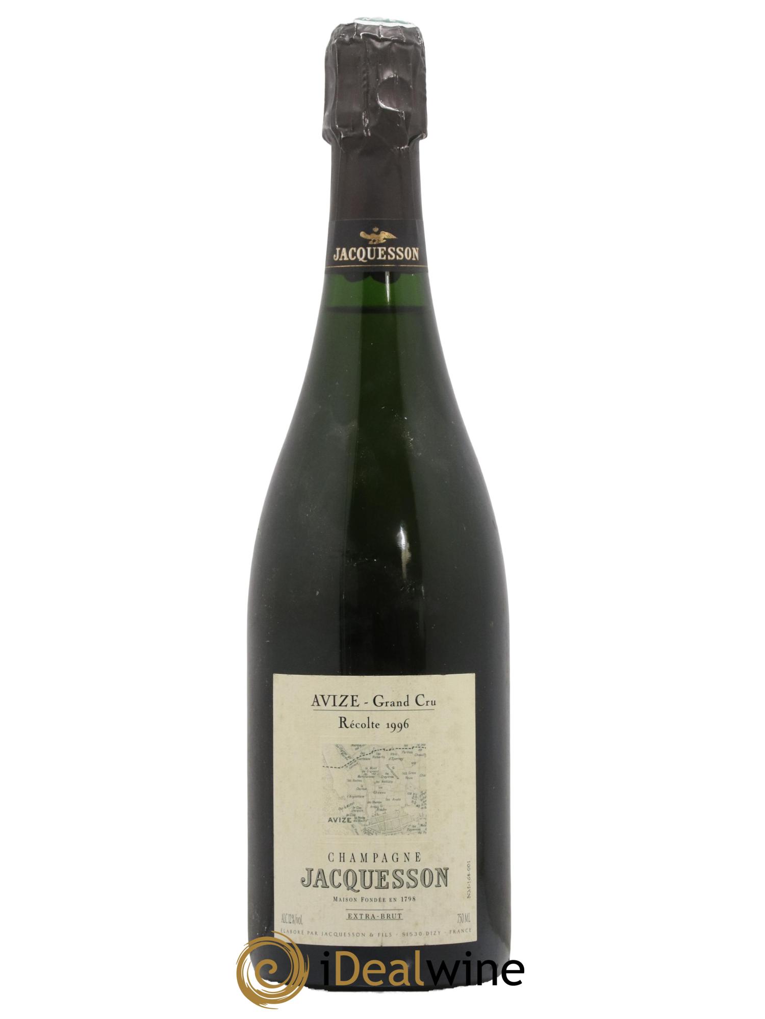 Champagne Avize Grand Cru Extra Brut Jacquesson 1996 - Lot de 1 bouteille - 0