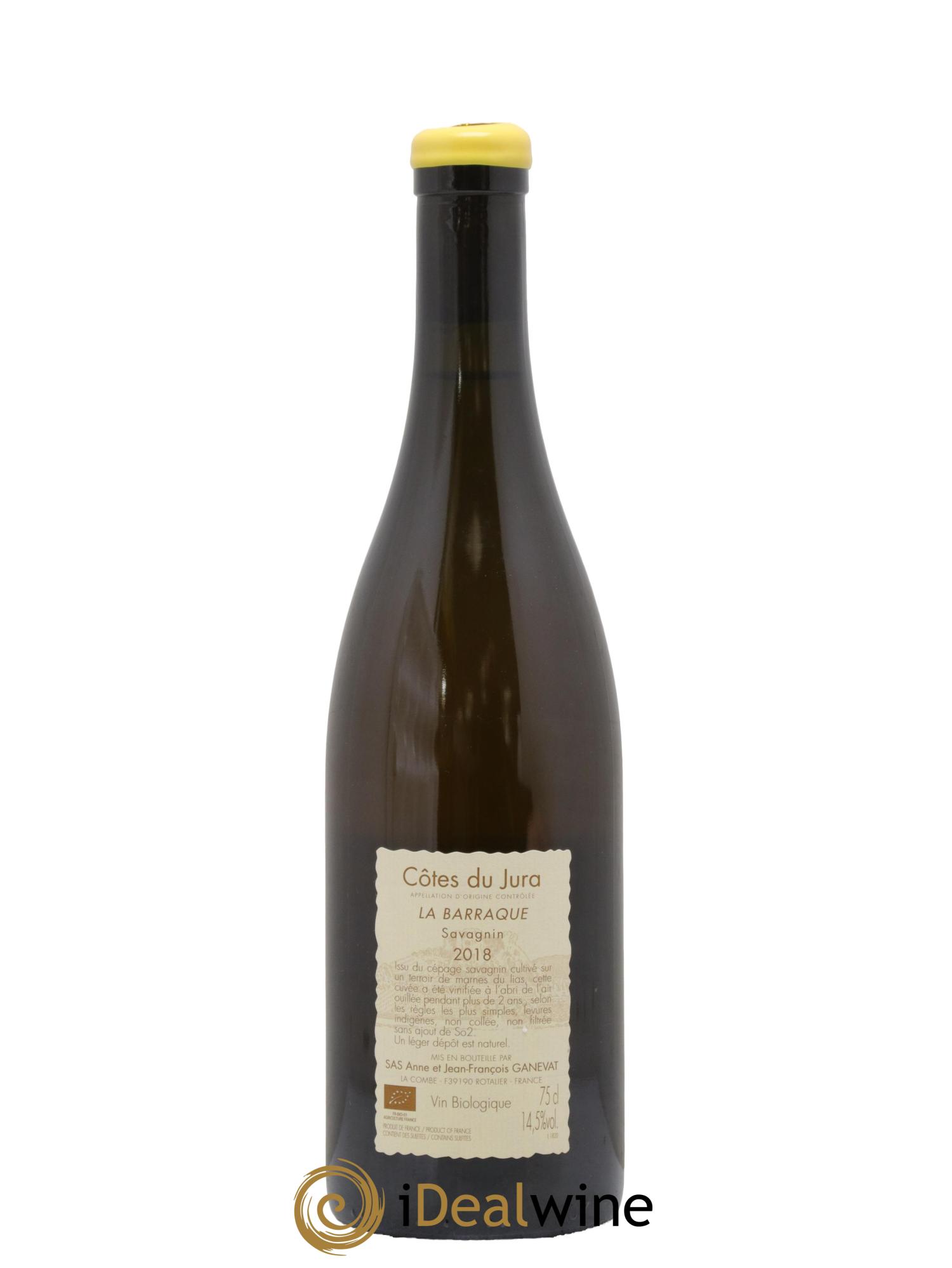 Côtes du Jura La Barraque Savagnin Anne et Jean François Ganevat 2018 - Lotto di 1 bottiglia - 1