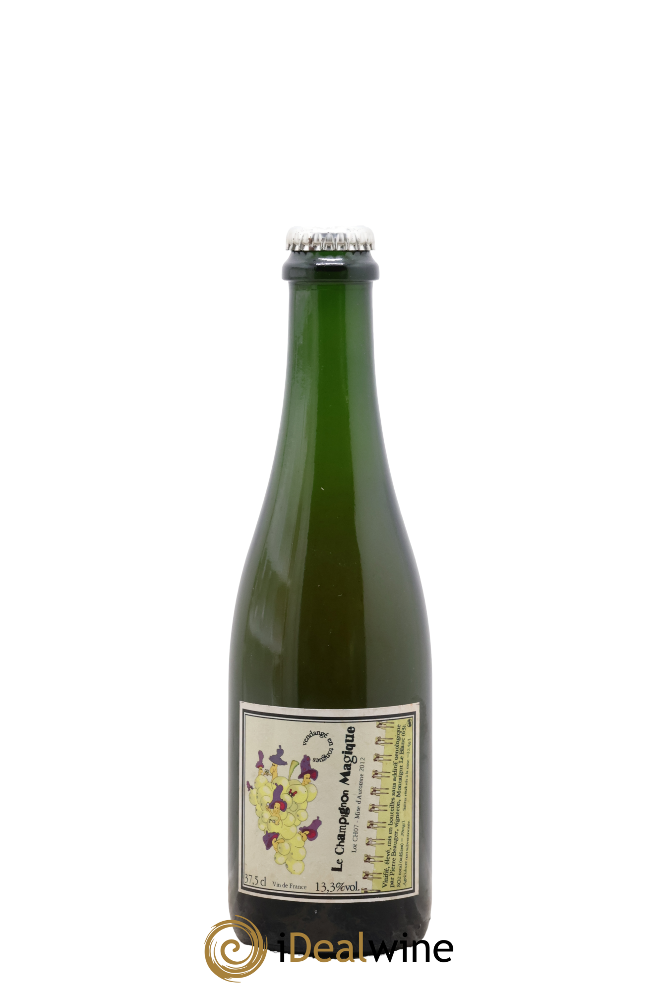 Vin de France Champignon Magique Pierre Beauger 2012 - Lot de 1 demi bouteille - 0