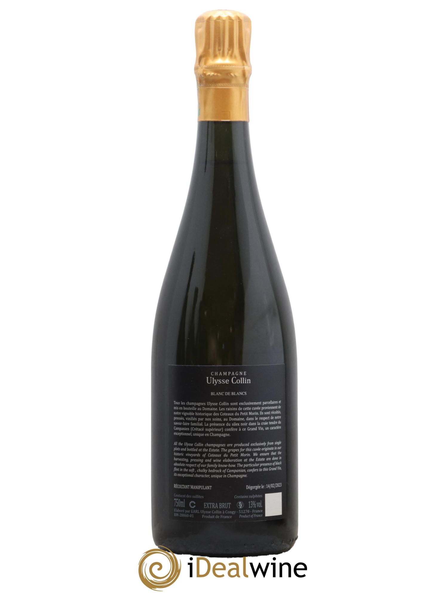 Les Pierrières Blancs de Blancs Extra-Brut Ulysse Collin - Lot de 1 bouteille - 1
