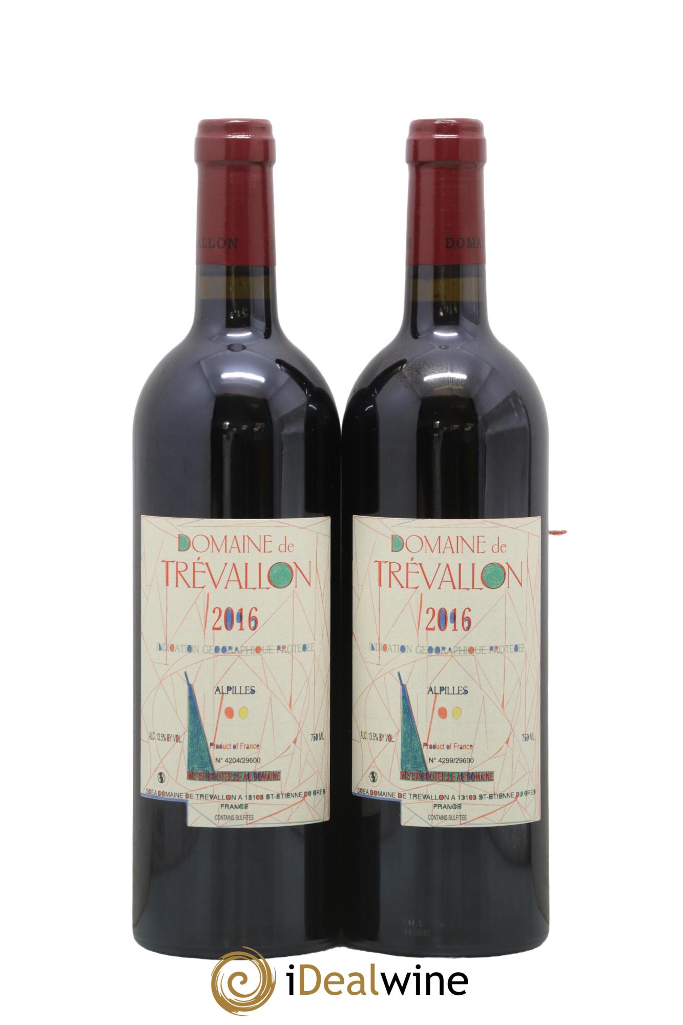 Alpilles Trévallon (Domaine de) Eloi Dürrbach 2016 - Lot de 2 bouteilles - 0