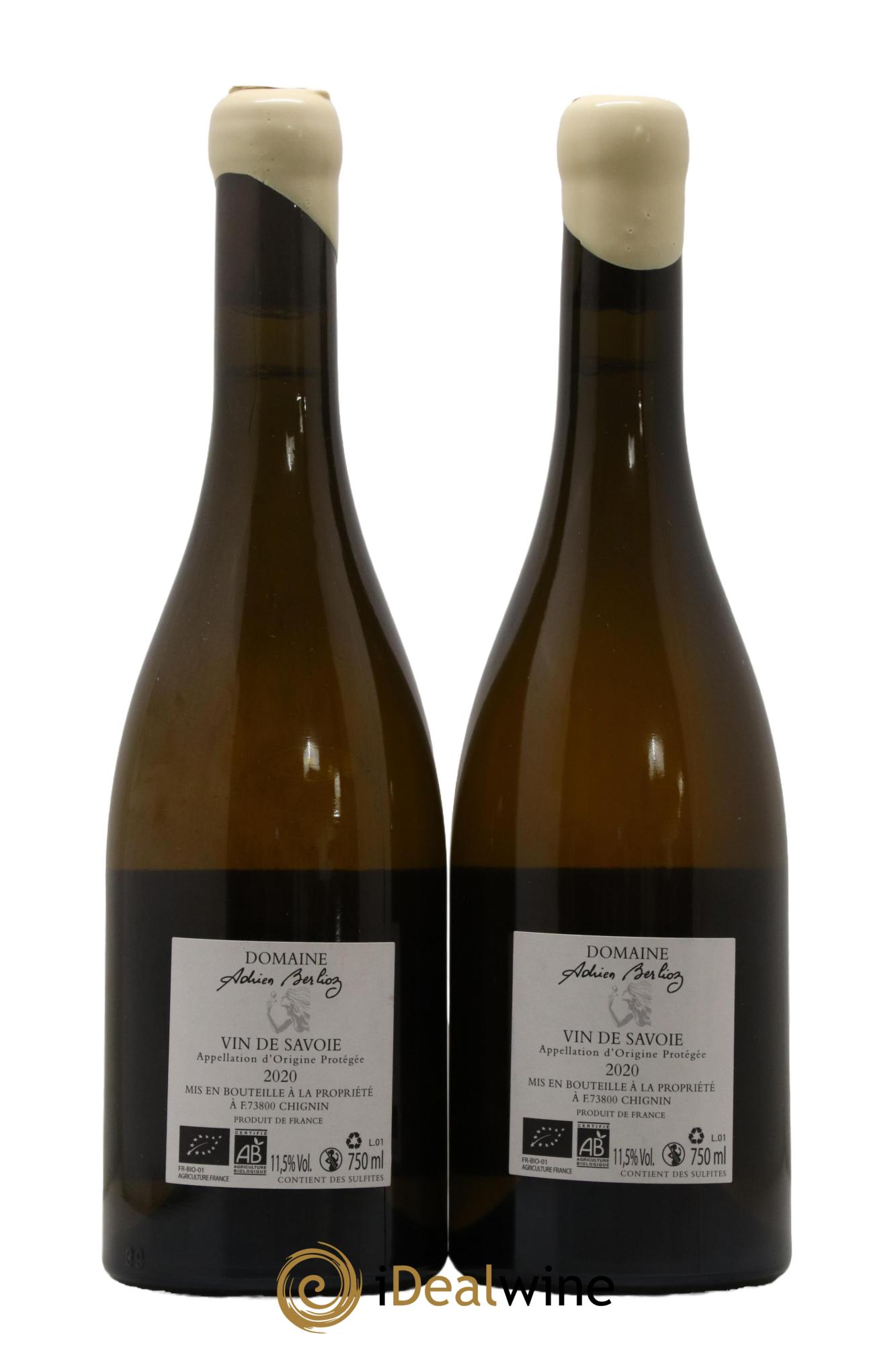 Vin de Savoie La Cuvée des Gueux Adrien Berlioz 2020 - Lot of 2 bottles - 1