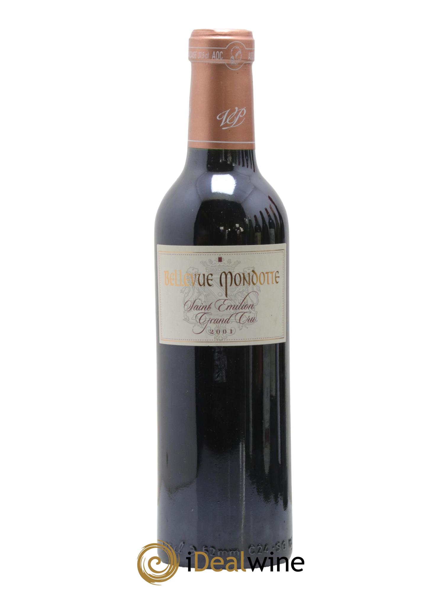 Château Bellevue Mondotte 2001 - Lot de 1 demi bouteille - 0