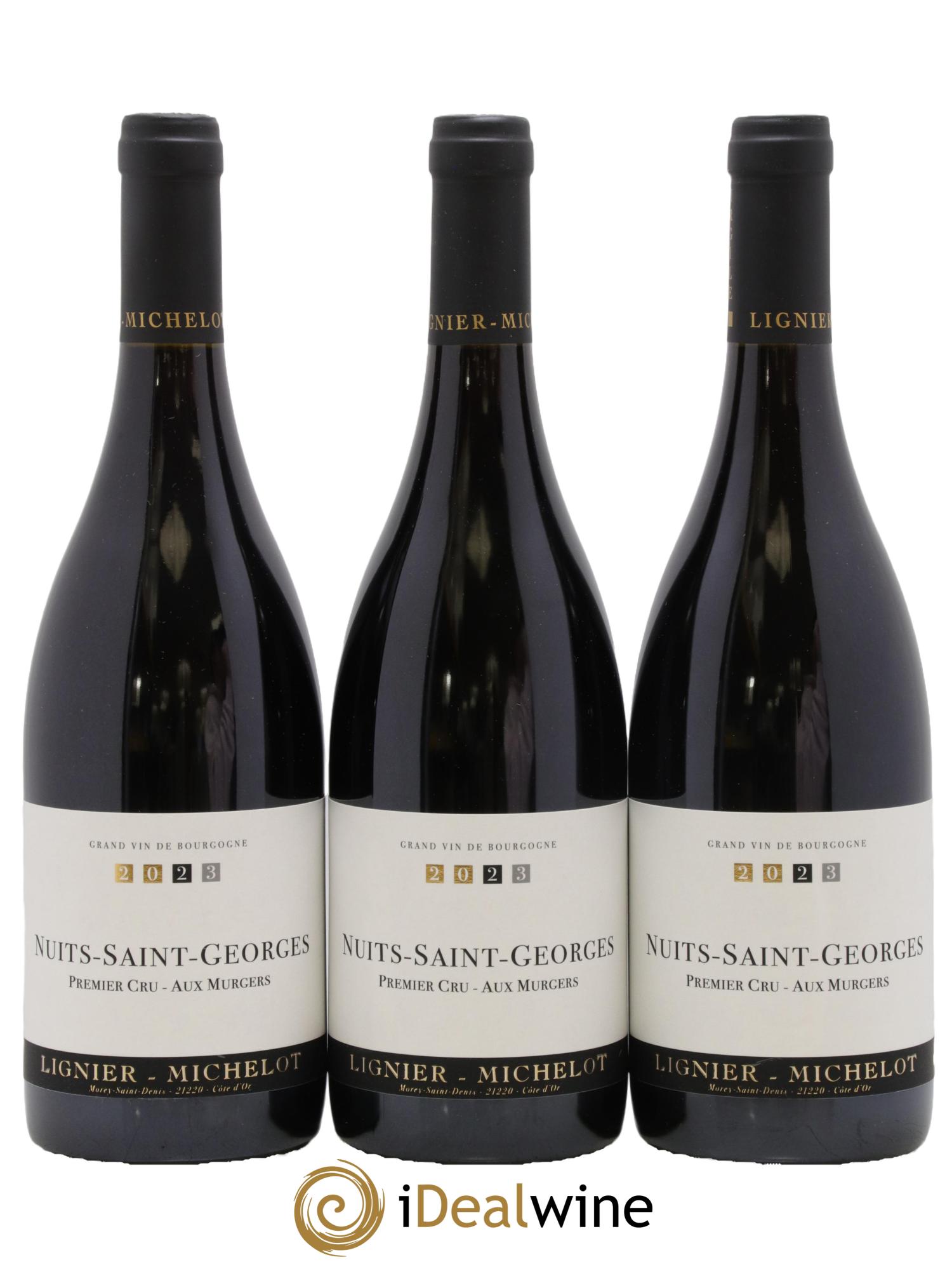 Nuits-Saint-Georges 1er Cru Aux Murgers Domaine Lignier-Michelot 2023 - Lot of 3 bottles - 0