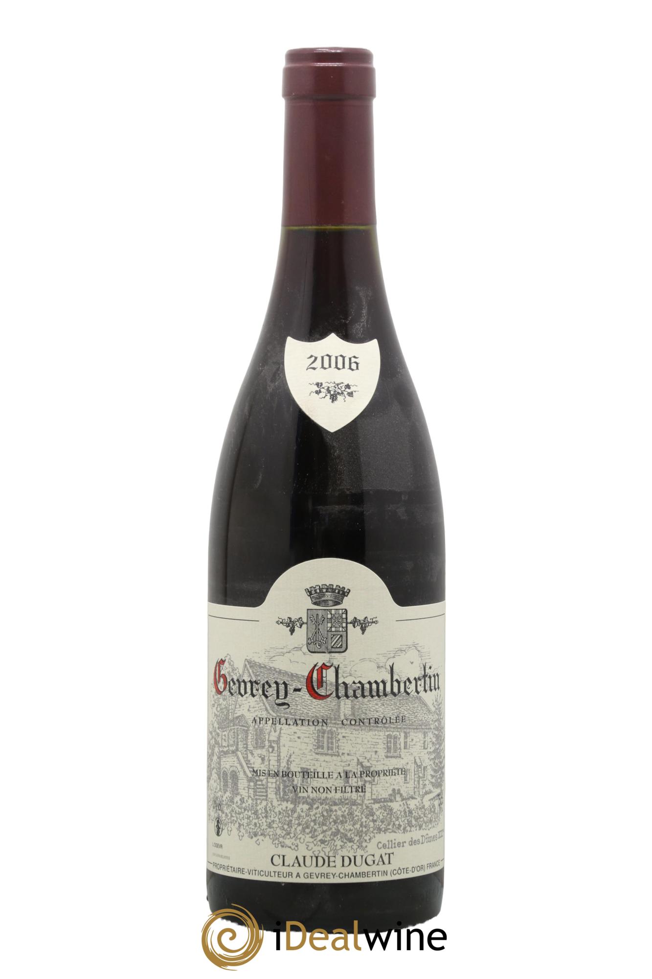 Gevrey-Chambertin Claude Dugat 2006 - Lot de 1 bouteille - 0