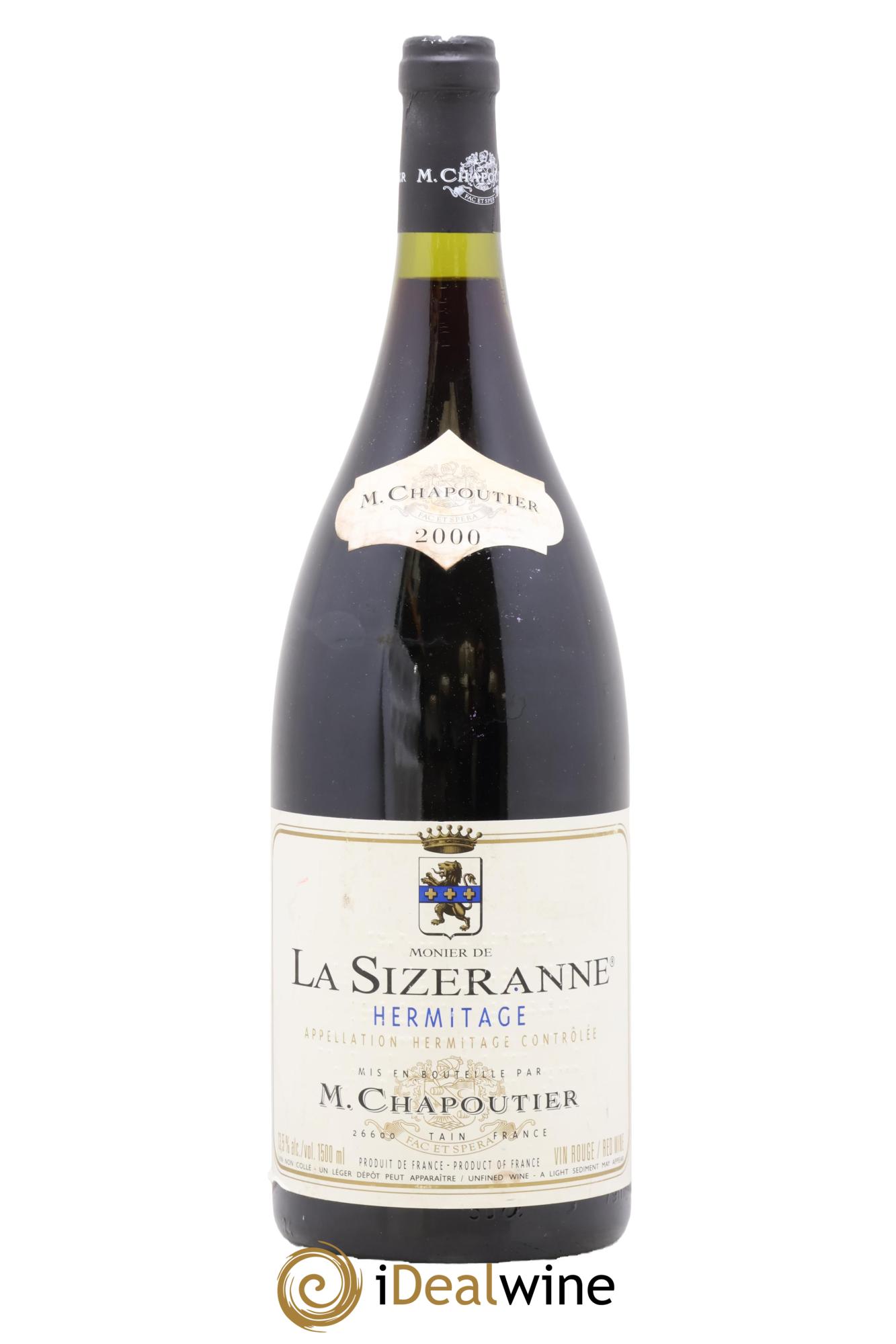 Hermitage Monier de La Sizeranne Chapoutier 2000 - Lot de 1 magnum - 0