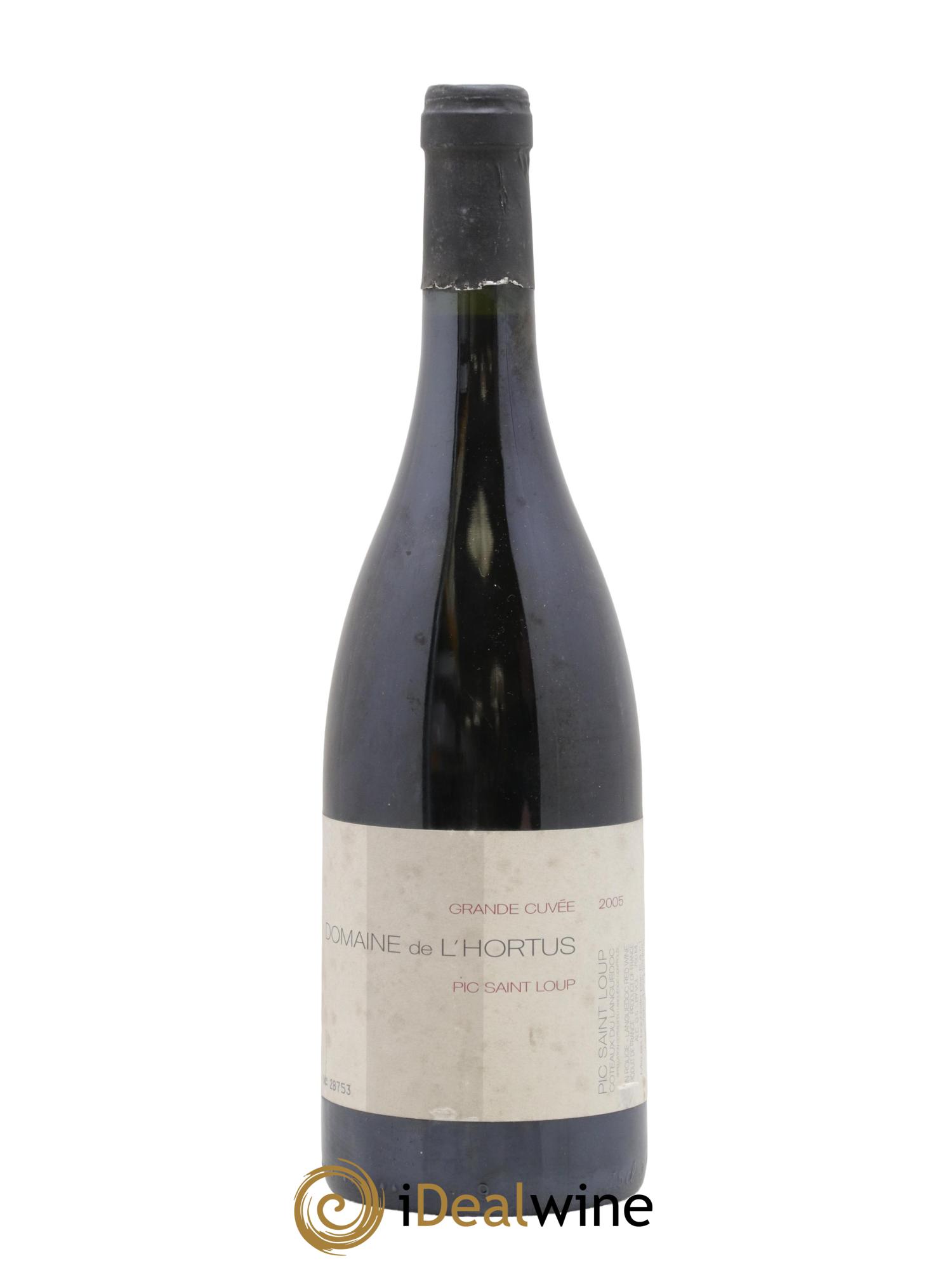 Pic Saint-Loup Domaine de L'Hortus Grande Cuvée Famille Orliac 2005 - Lot de 1 bouteille - 0