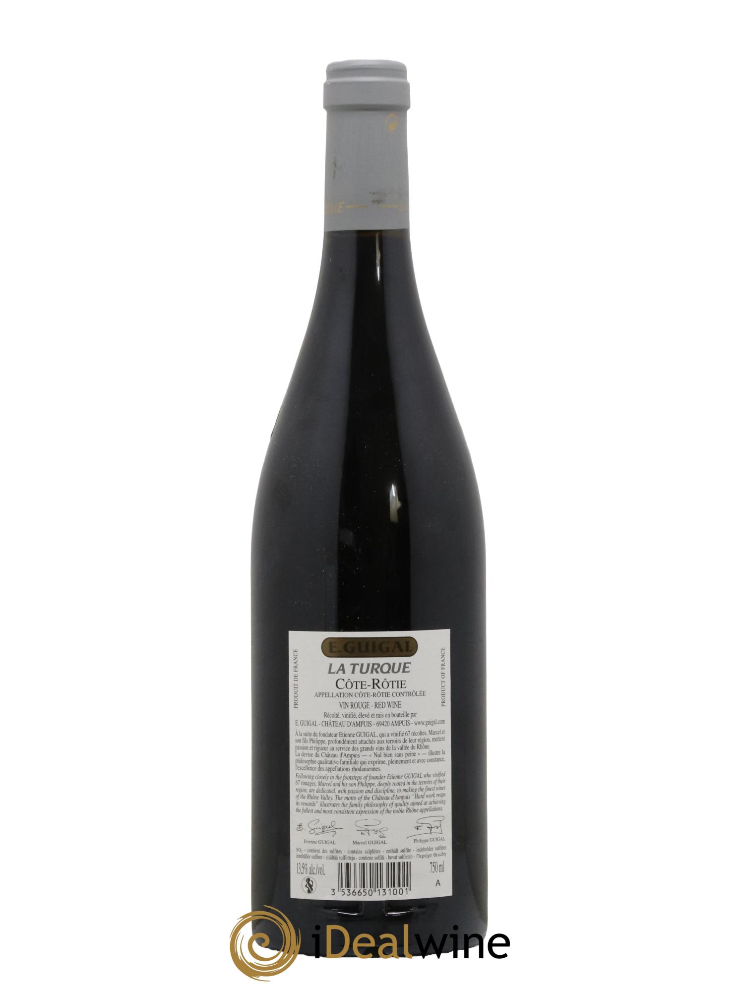 Côte-Rôtie La Turque Guigal 2014 - Posten von 1 Flasche - 1