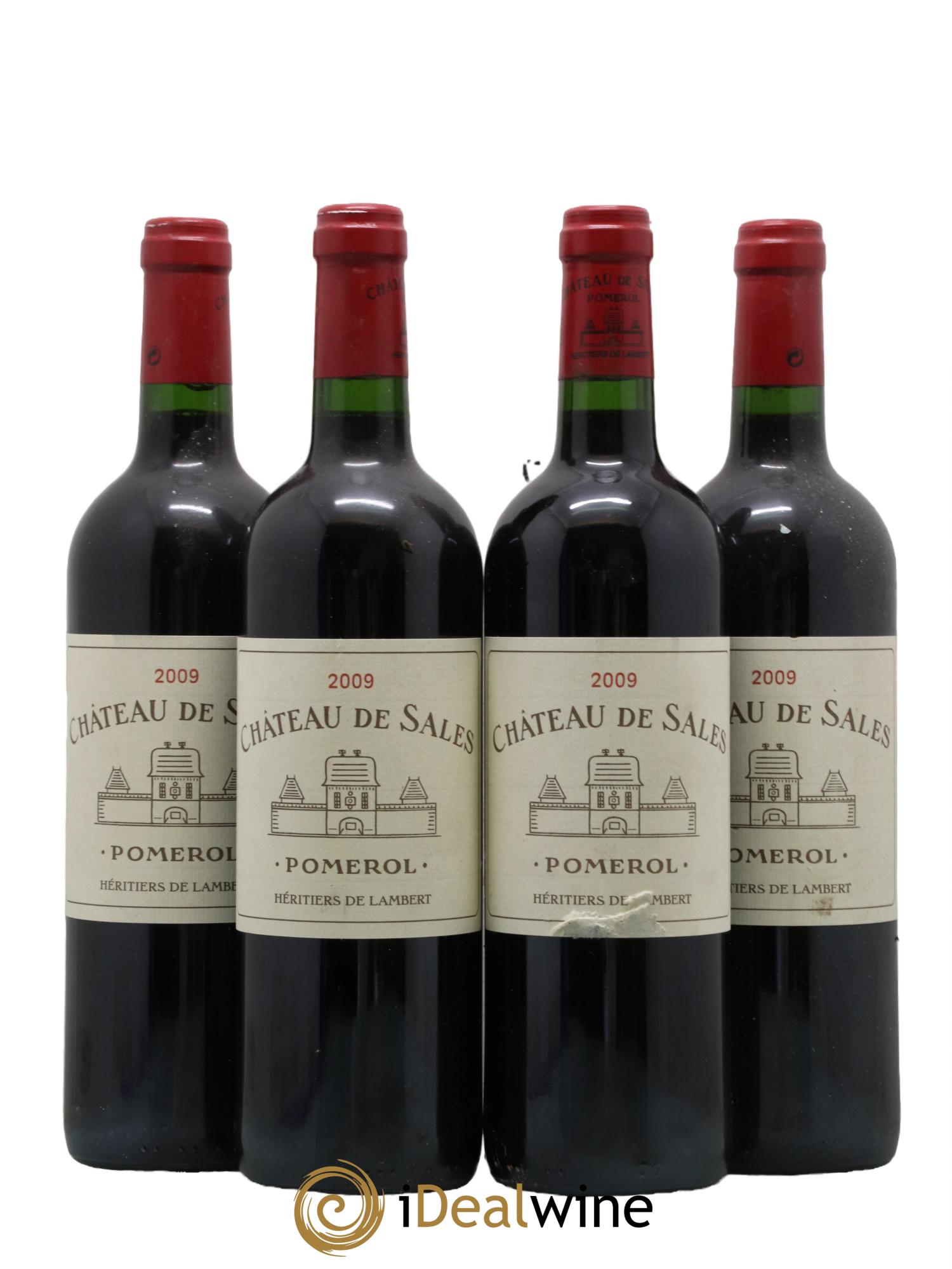 Château de Sales 2009 - Lot de 4 bouteilles - 0