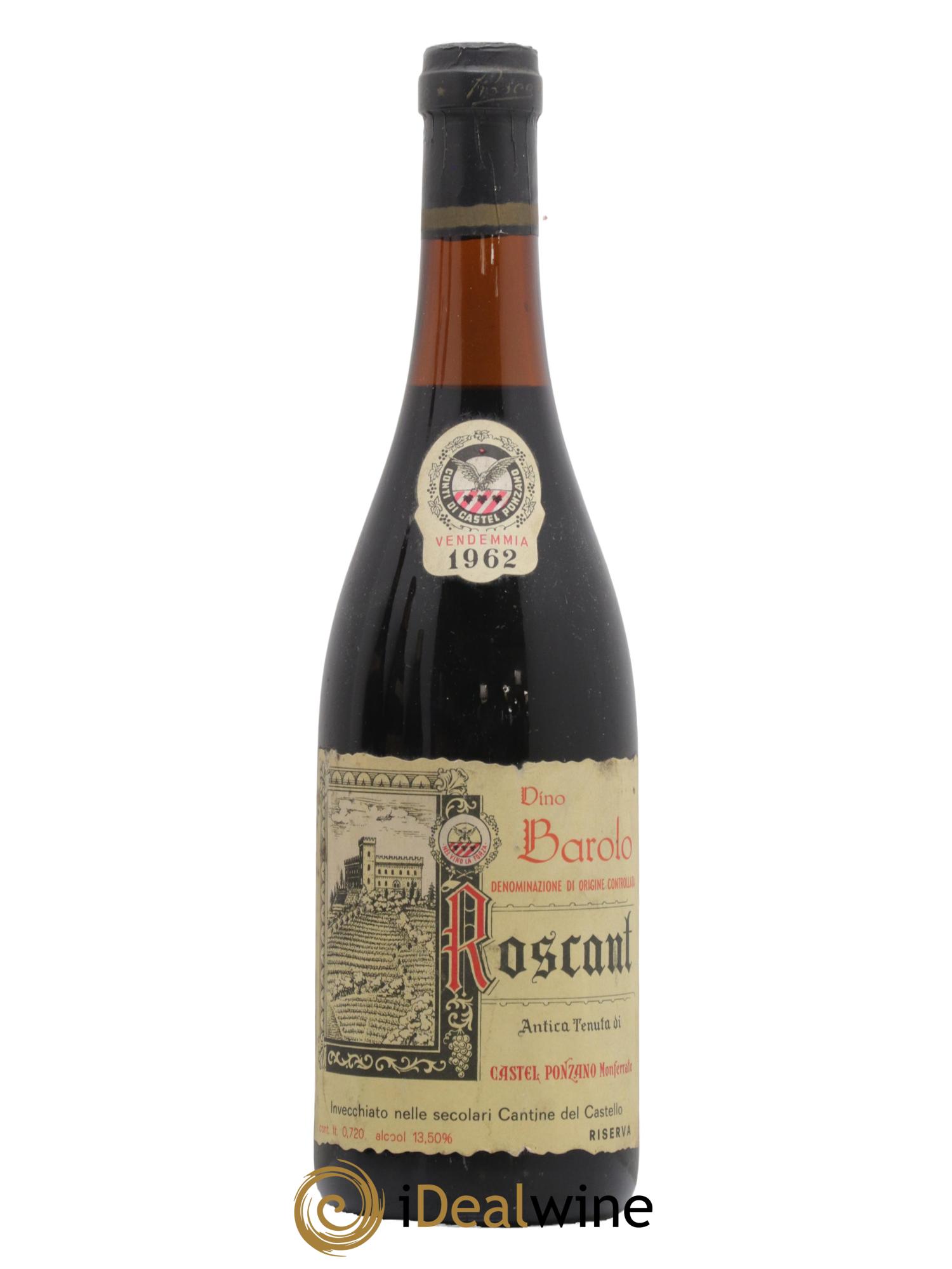 Barolo Roscant 1962 - Lotto di 1 bottiglia - 0