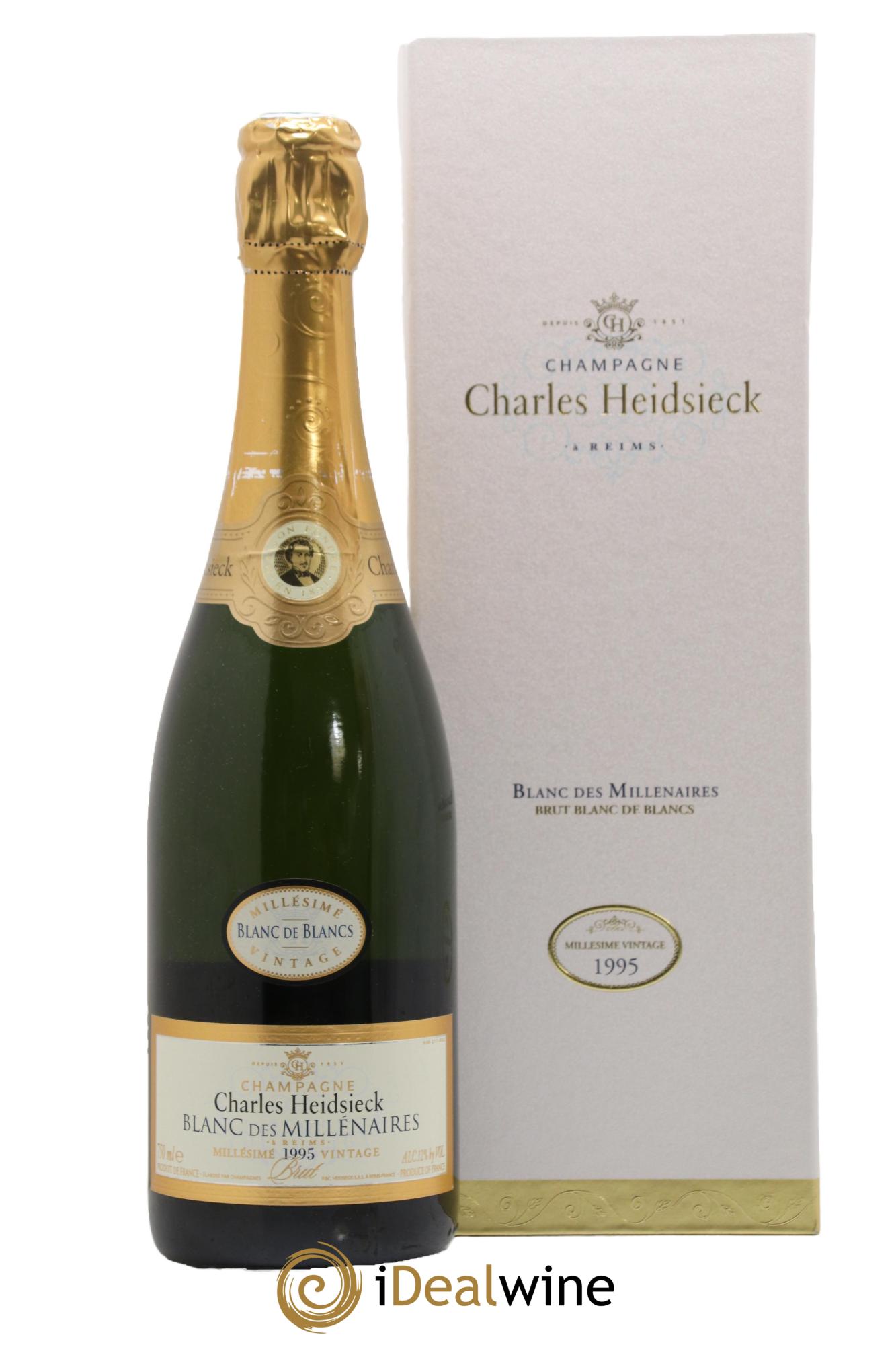 Blanc de Blancs Blanc des Millénaires Brut Charles Heidsieck 1995 - Lot de 1 bouteille - 2