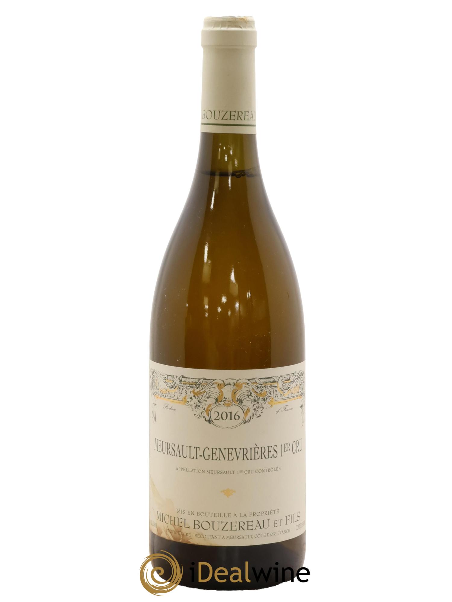 Meursault 1er Cru Les Genevrières Michel Bouzereau et Fils (Domaine) 2016 - Lot de 1 bouteille - 0