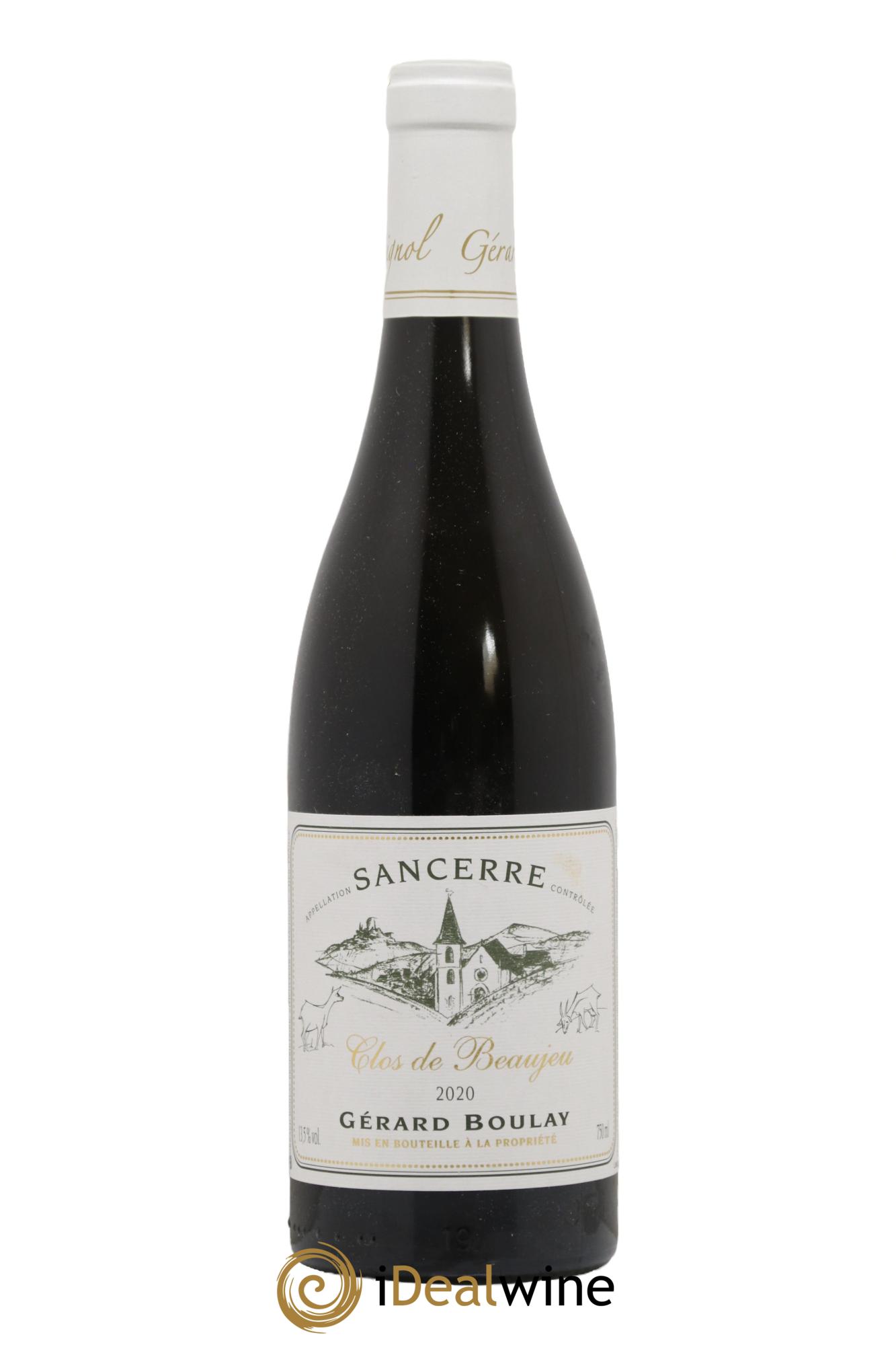 Sancerre Clos de Beaujeu Gérard Boulay 2020 - Lot de 1 bouteille - 0