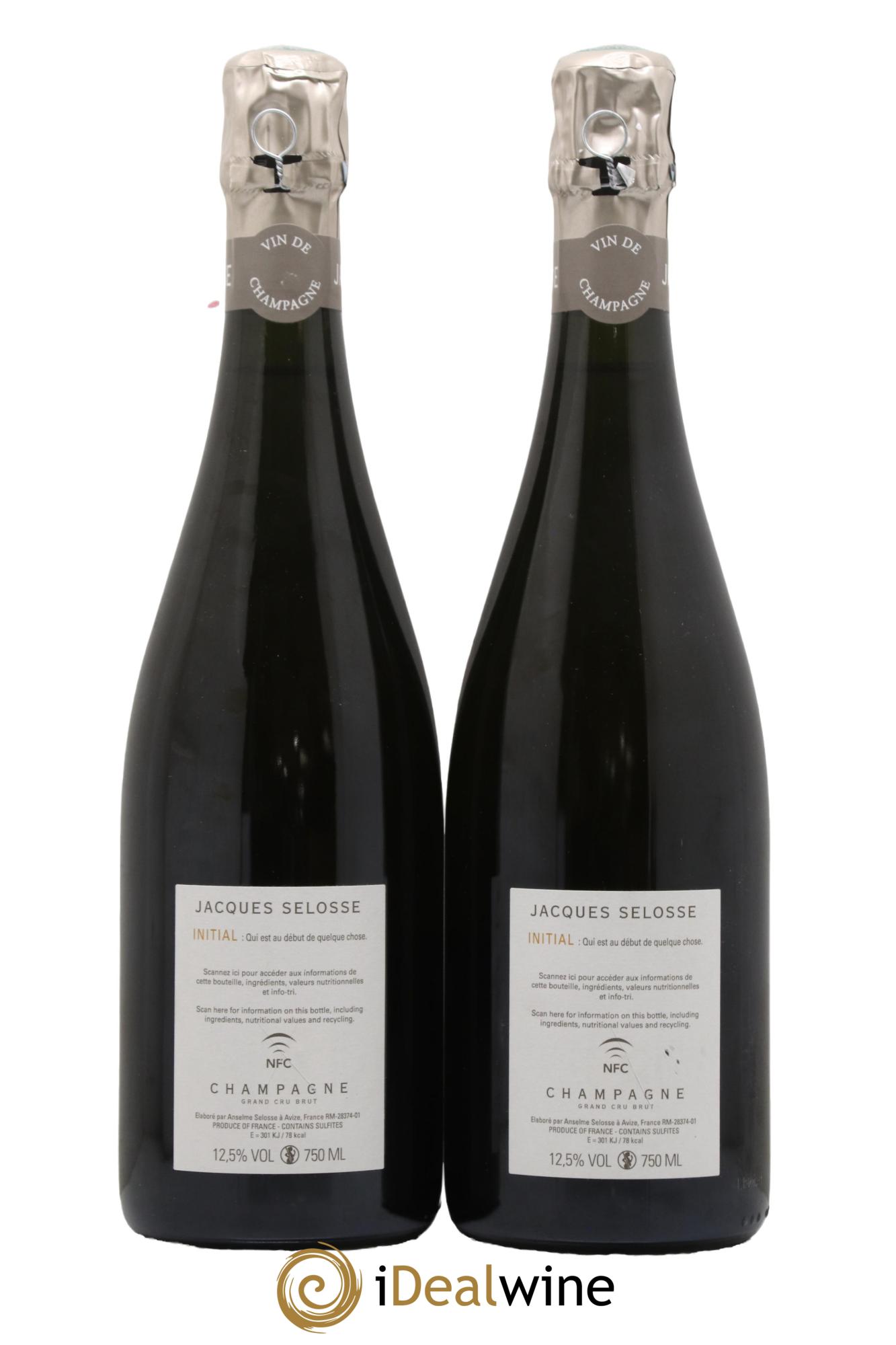 Initial Brut Jacques Selosse - Lotto di 2 bottiglie - 1