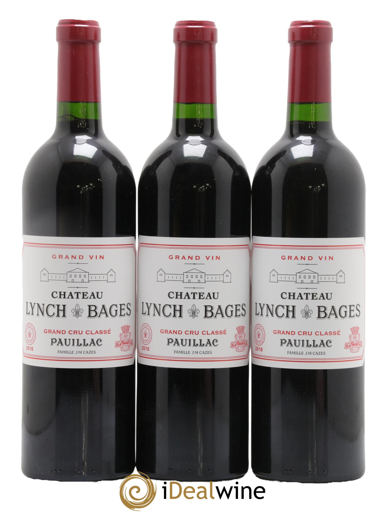 Château Lynch Bages 5ème Grand Cru Classé 2016 - Lot de 6 bouteilles - 1
