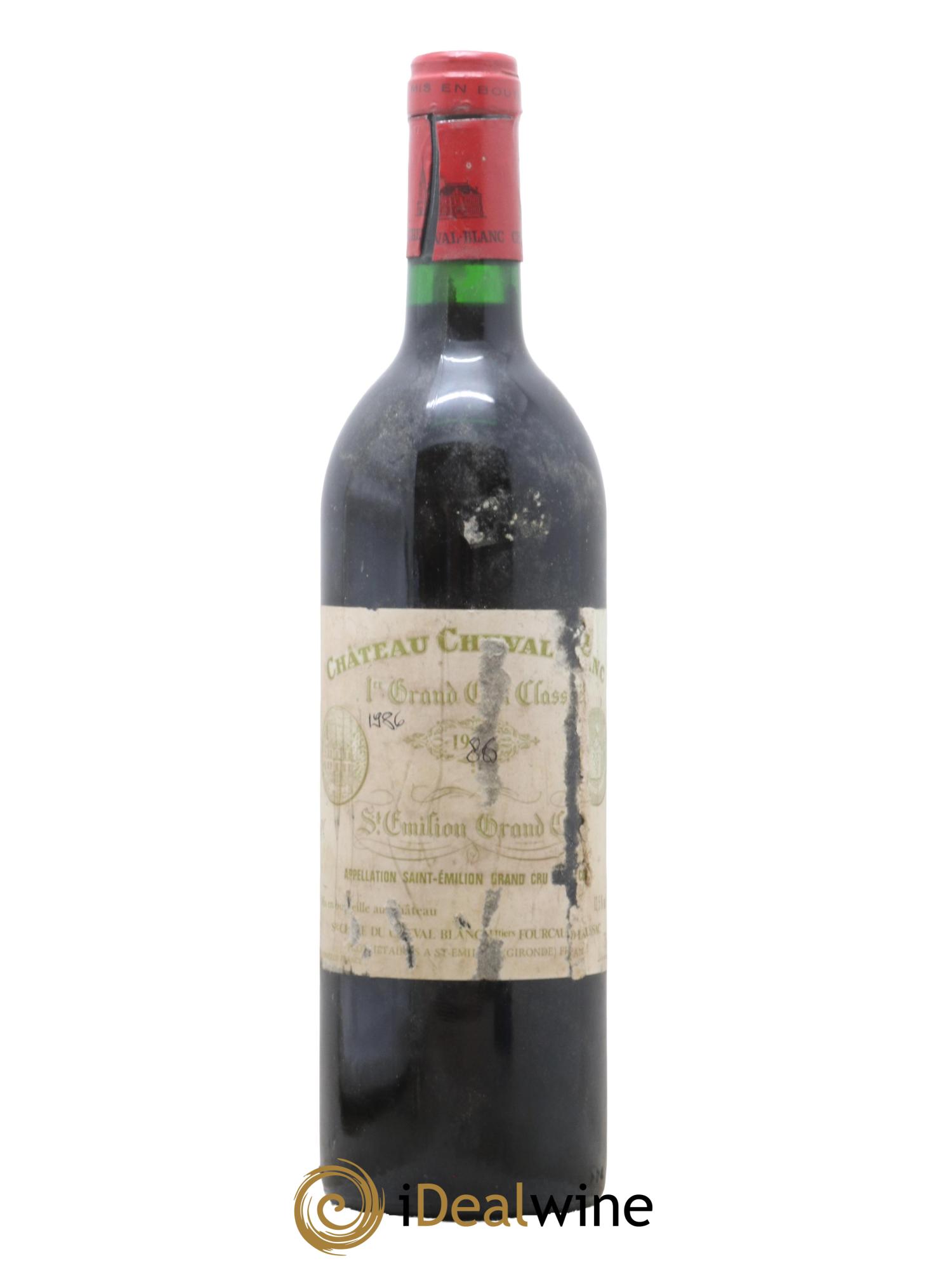 Château Cheval Blanc 1er Grand Cru Classé A 1986 - Lot de 1 bouteille - 0