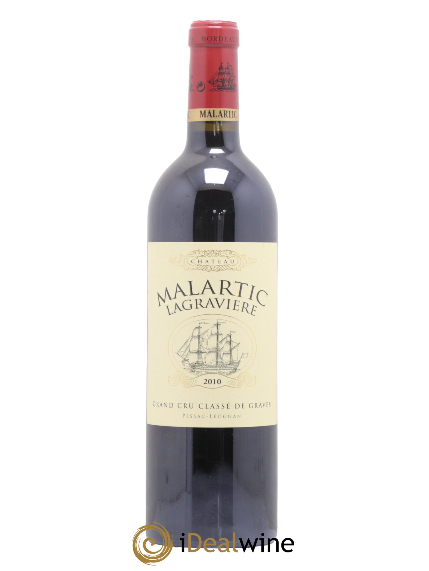 Château Malartic-Lagravière Cru Classé de Graves 2010 - Lot de 1 bouteille - 0