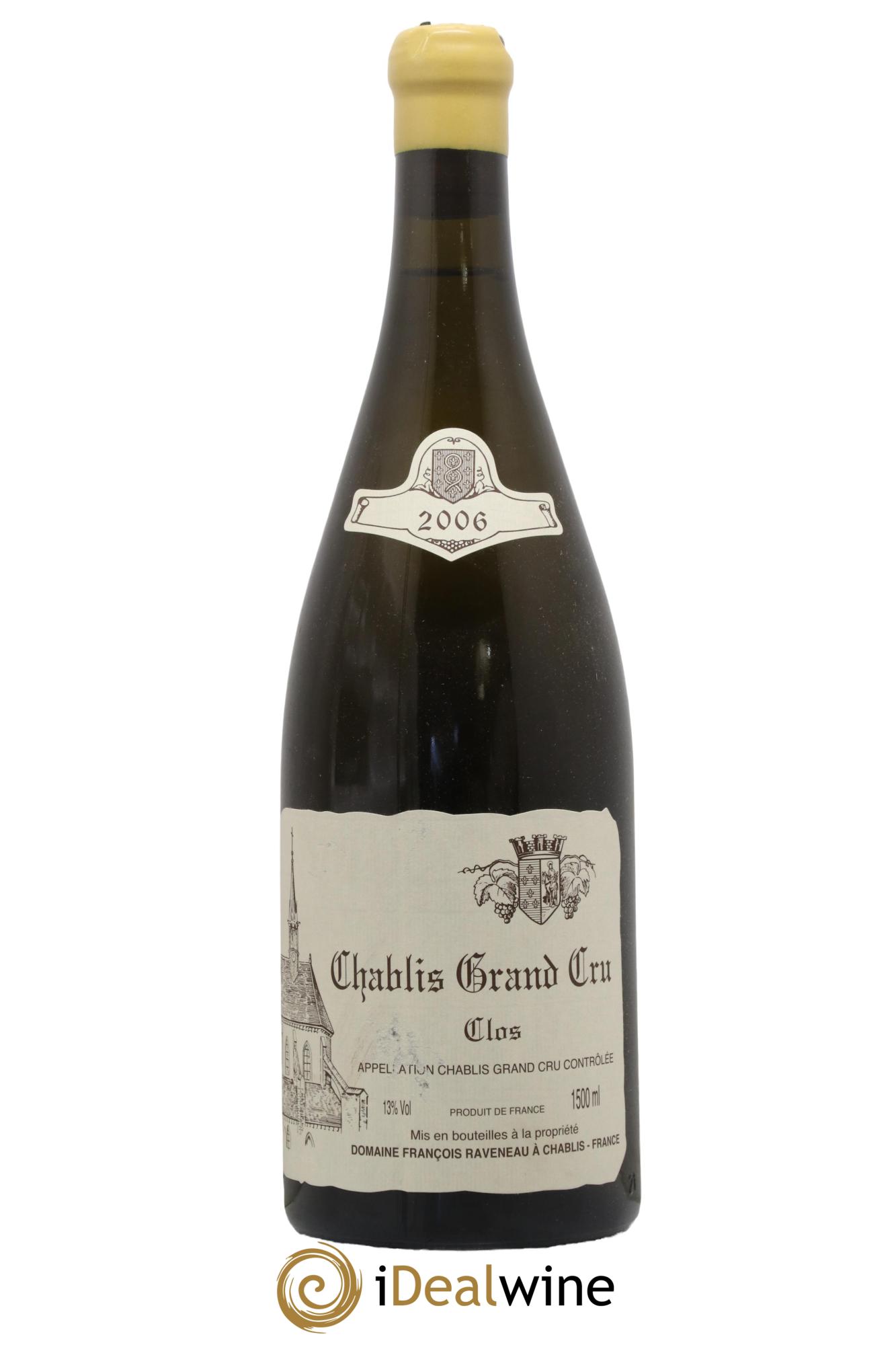 Chablis Grand Cru Clos Raveneau (Domaine) 2006 - Lot de 1 magnum - 0