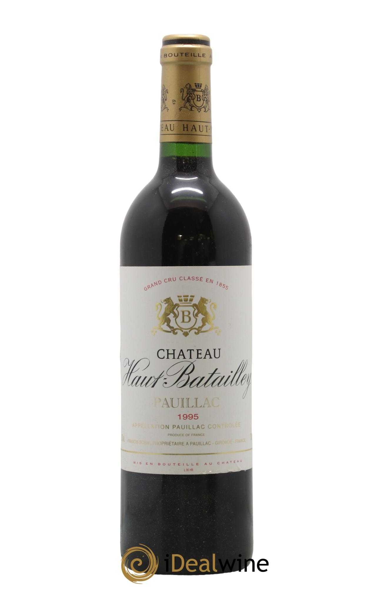 Château Haut Batailley 5ème Grand Cru Classé 1995 - Posten von 1 Flasche - 0