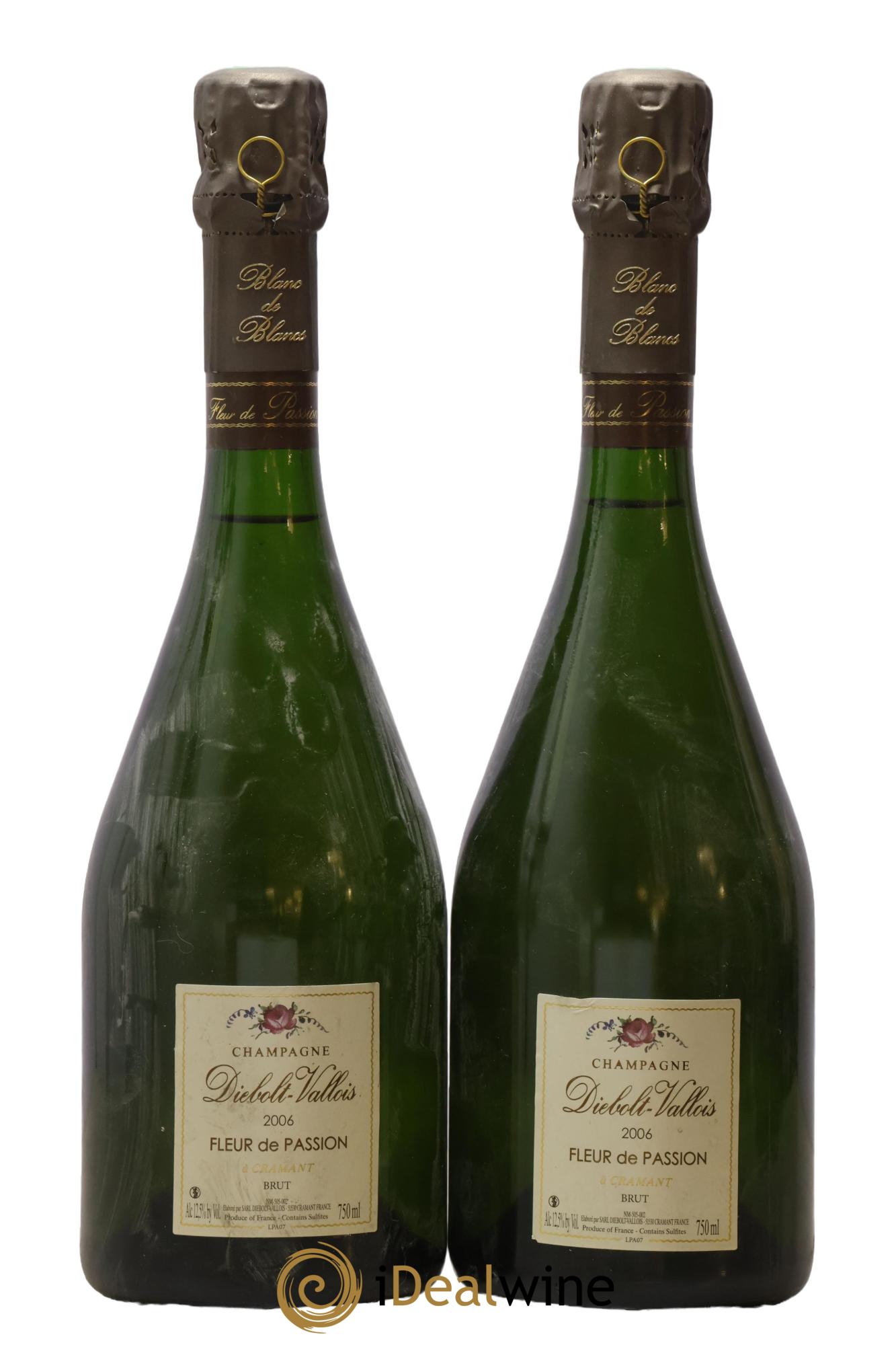 Fleur de Passion Brut Diebolt-Vallois 2006 - Lot de 2 bouteilles - 0