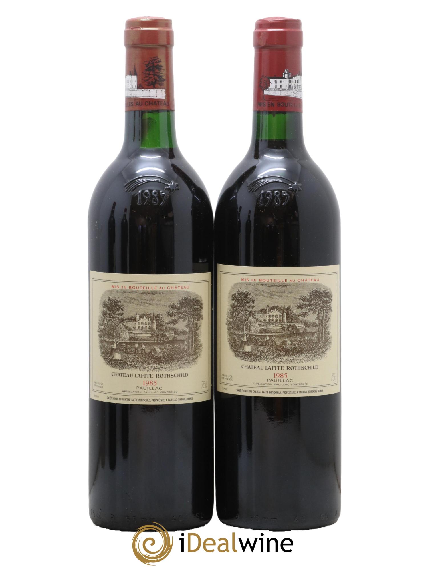 Château Lafite Rothschild 1er Grand Cru Classé 1985 - Lot de 2 bouteilles - 0