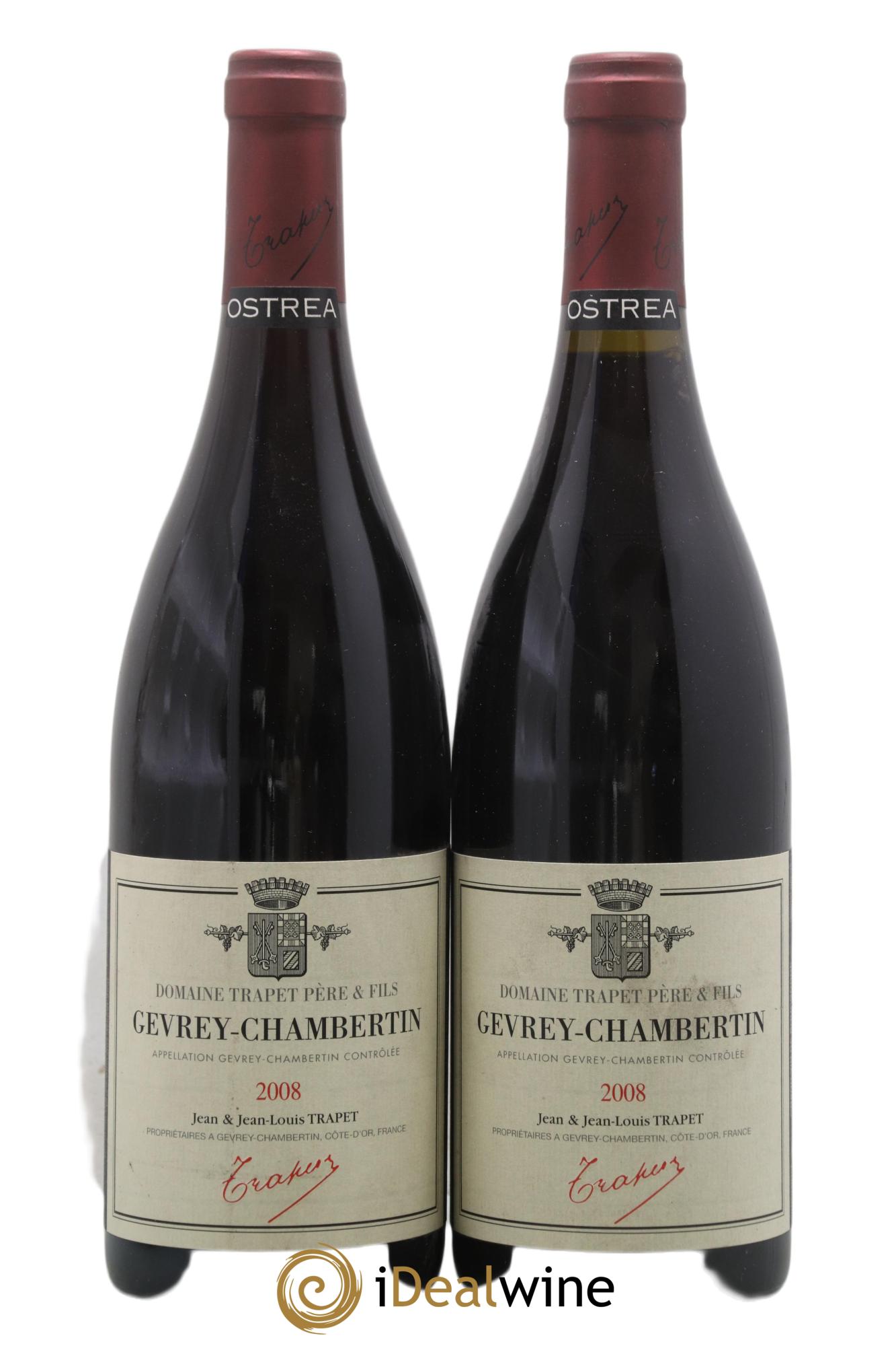 Gevrey-Chambertin Ostrea Domaine Trapet 2008 - Lotto di 2 bottiglie - 0