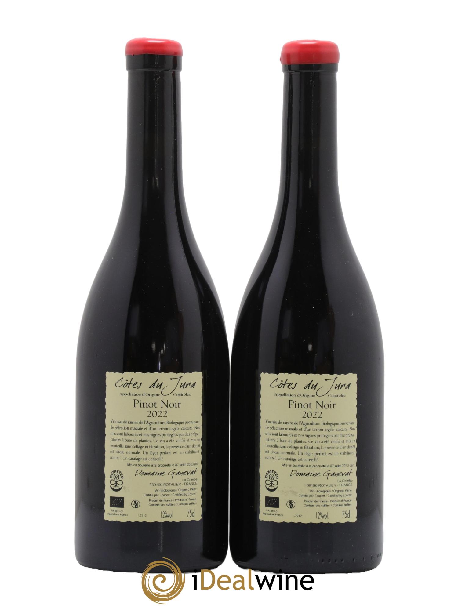 Côtes du Jura Cuvée Julien Jean-François Ganevat (Domaine) 2022 - Lot de 2 bouteilles - 1