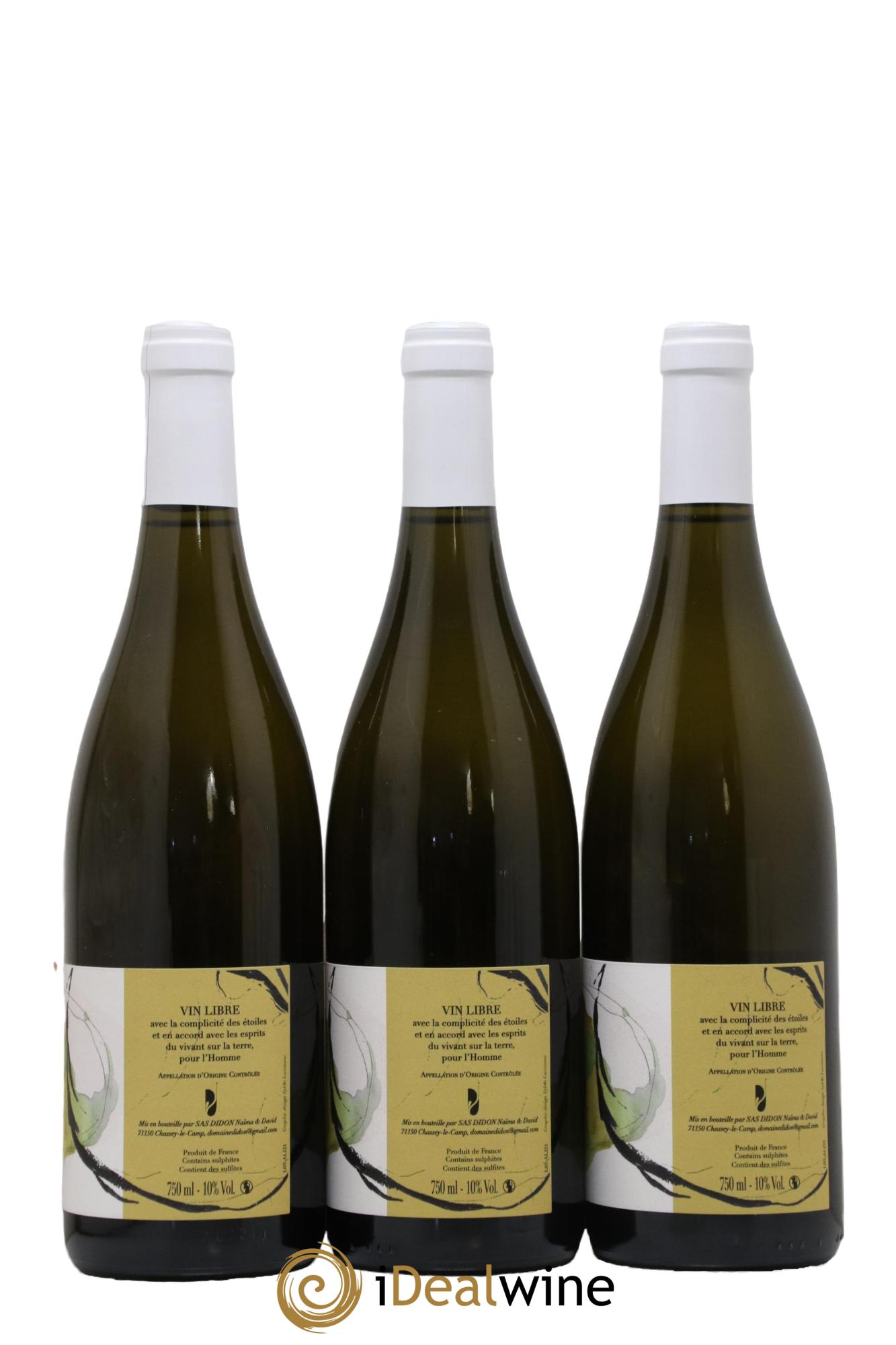 Bourgogne Aligoté Didon (Domaine) 2021 - Lot de 3 bouteilles - 1