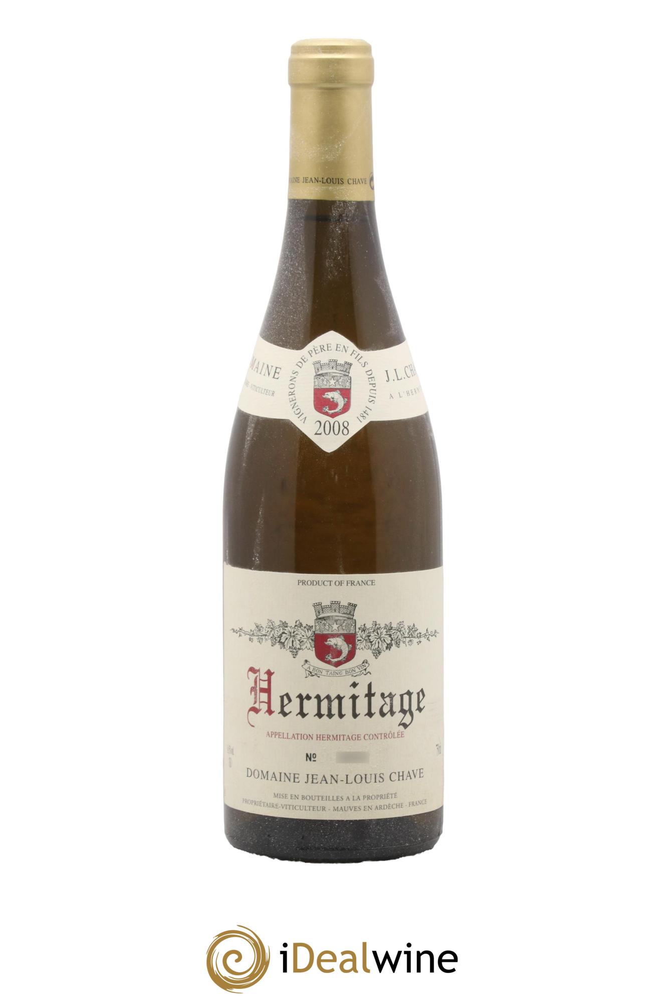 Hermitage Jean-Louis Chave 2008 - Lot de 1 bouteille - 0