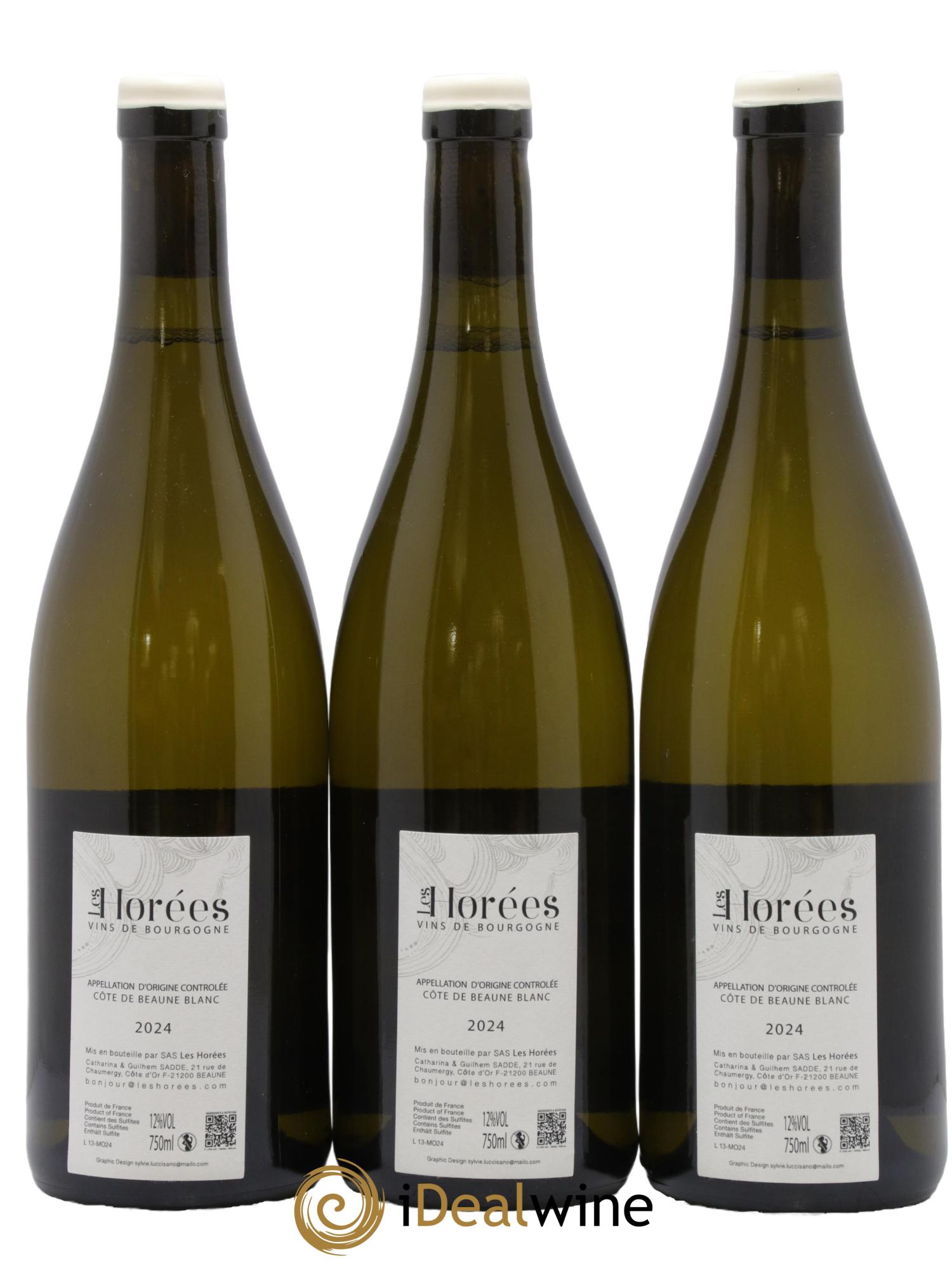 Côte de Beaune Les Monsnières Les Horées 2024 - Lot de 3 bouteilles - 1
