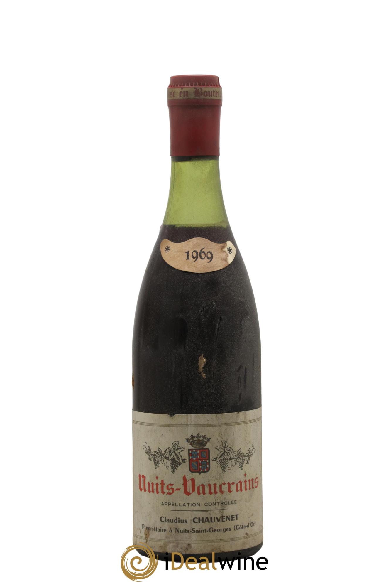 Nuits-Saint-Georges Vaucrains Claudius Chauvenet 1969 - Lot de 1 bouteille - 0
