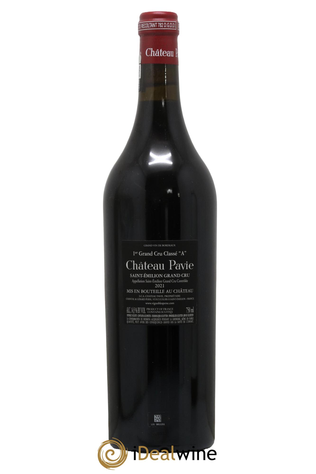 Château Pavie 1er Grand Cru Classé A 2021 - Lotto di 1 bottiglia - 1