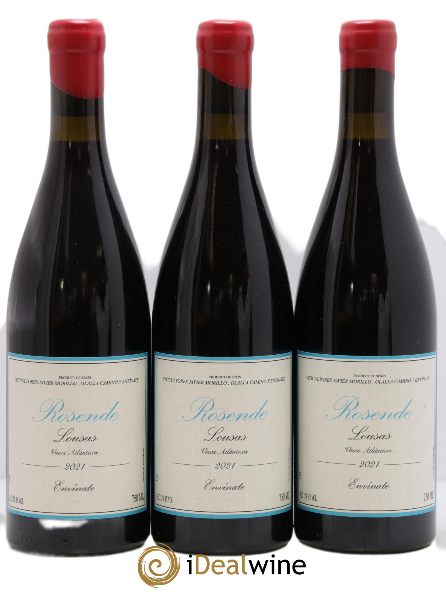Espagne Ribeira Sacra Rosende Lousas Envinate 2021 - Lot of 3 bottles - 0