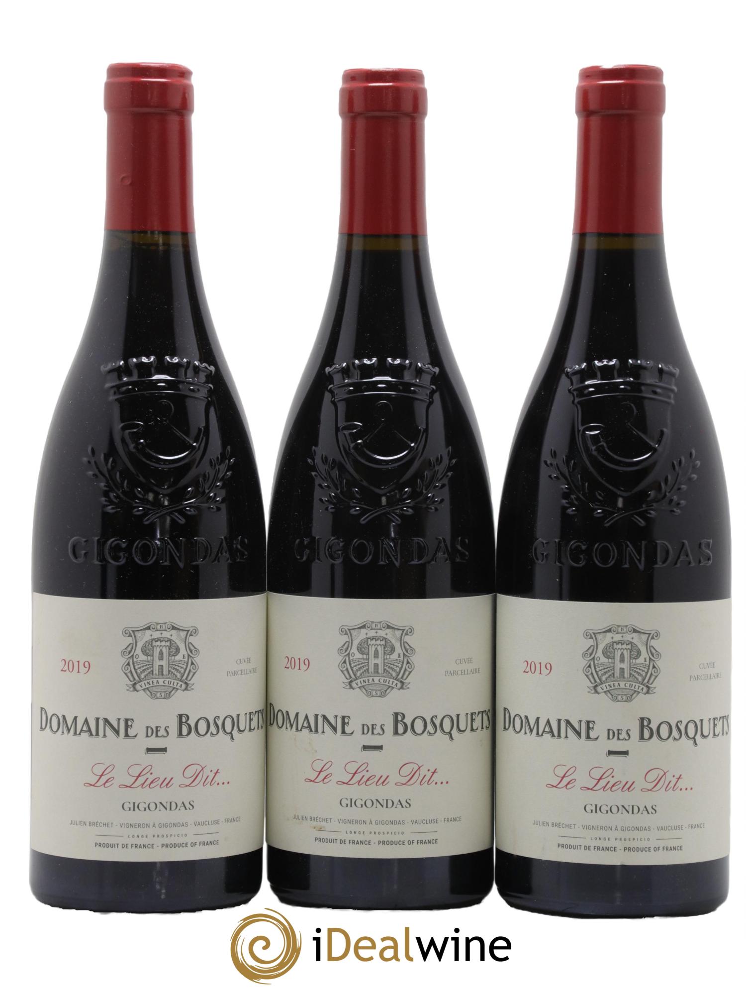 Gigondas Le Lieu Dit Des Bosquets 2019 - Lot de 3 bouteilles - 0