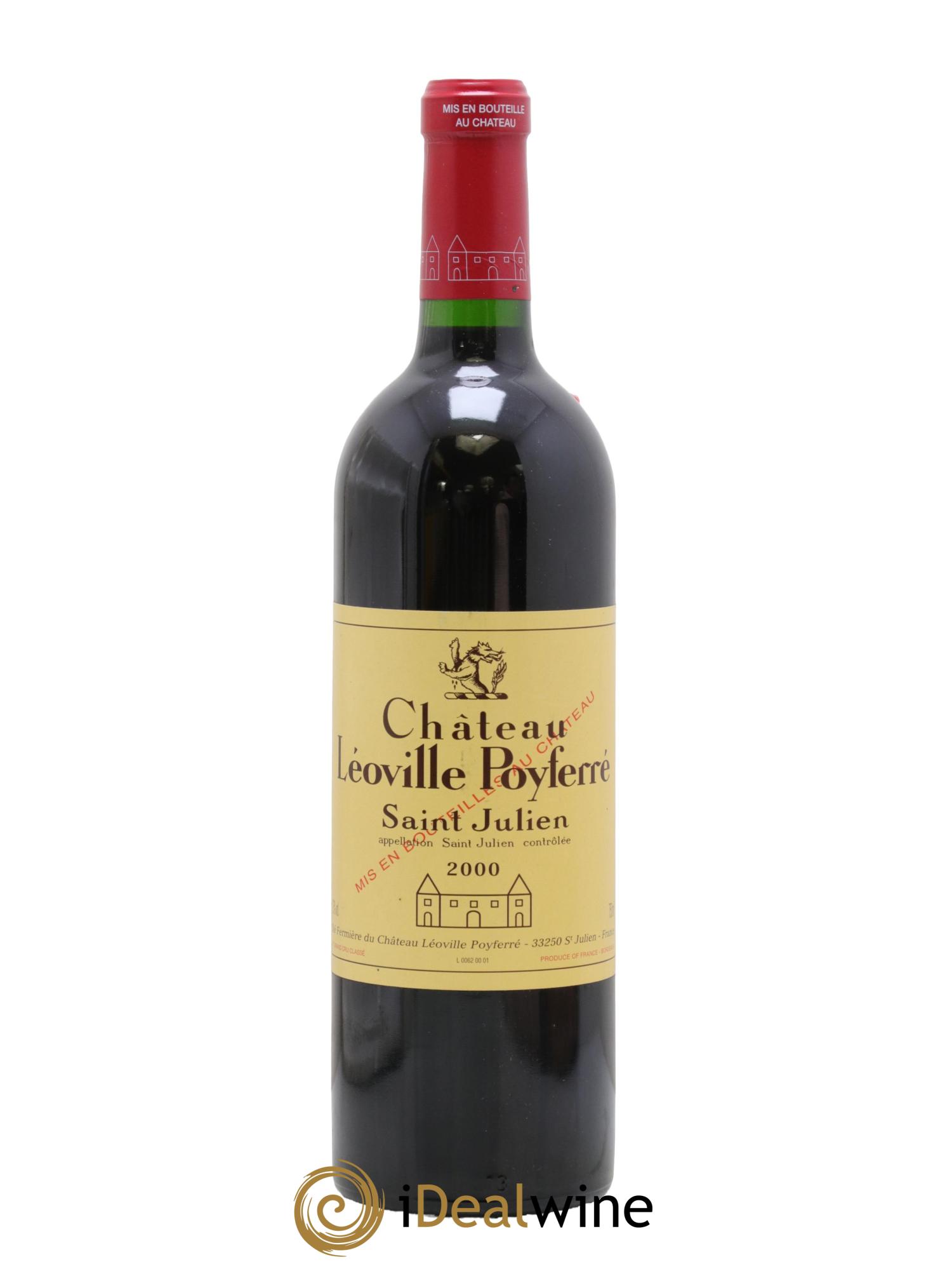 Château Léoville Poyferré 2ème Grand Cru Classé 2000 - Lot of 1 bottle - 0