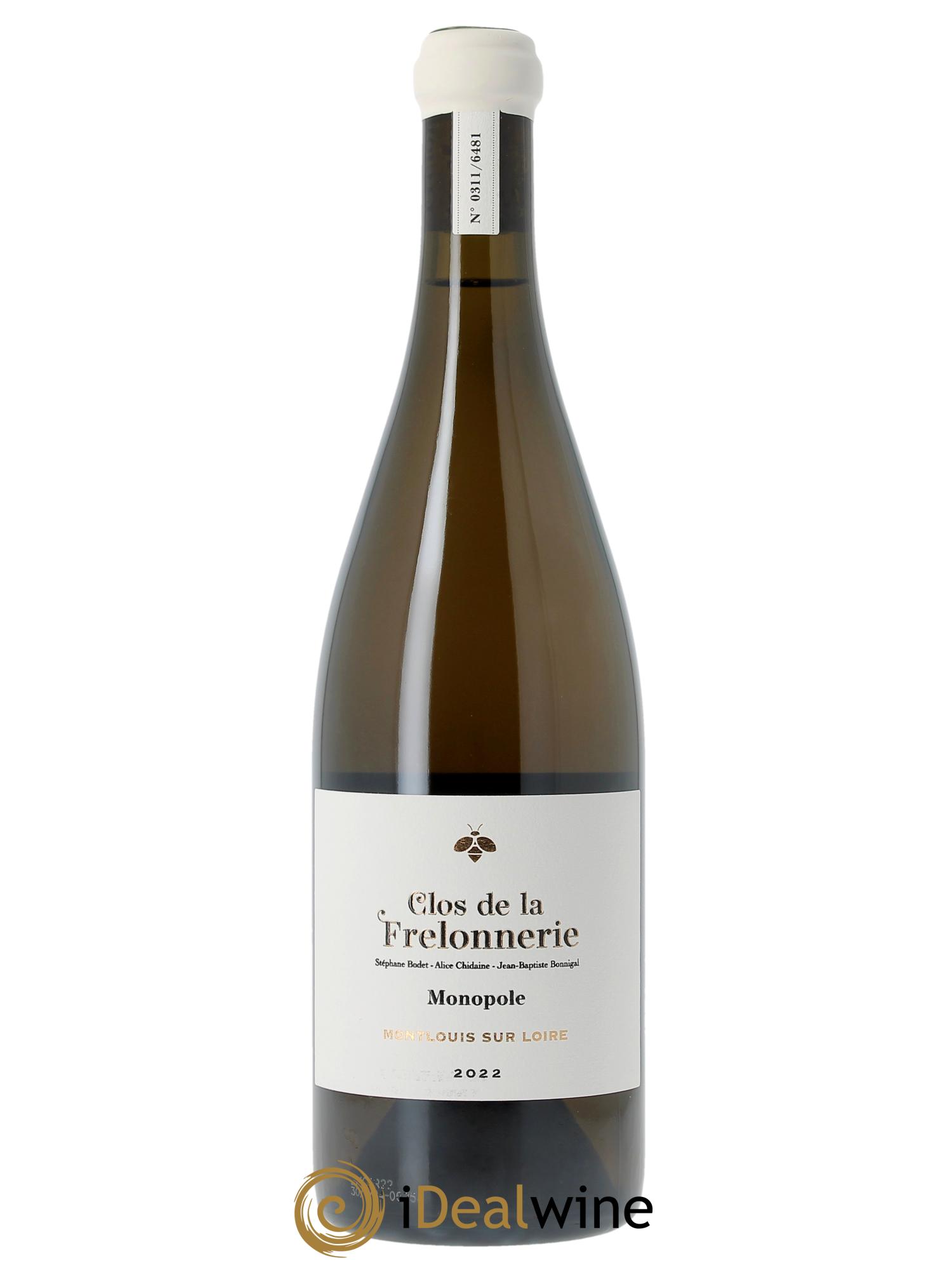 Montlouis-sur-Loire Clos de la Frelonnerie 2022 - Lot de 1 bouteille - 0