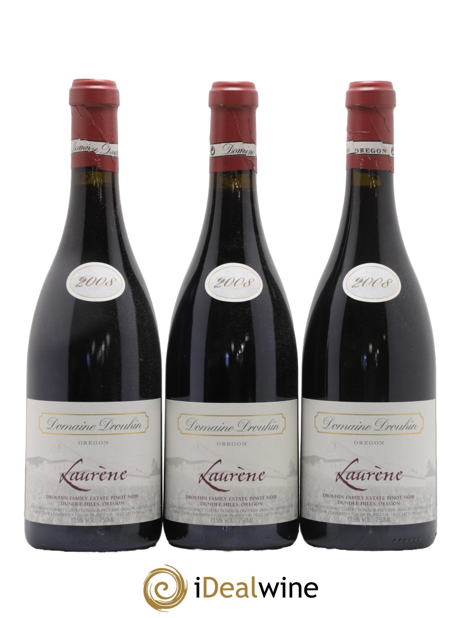 Dundee Hills Laurène Joseph Drouhin 2008 - Lot of 6 bottles - 1