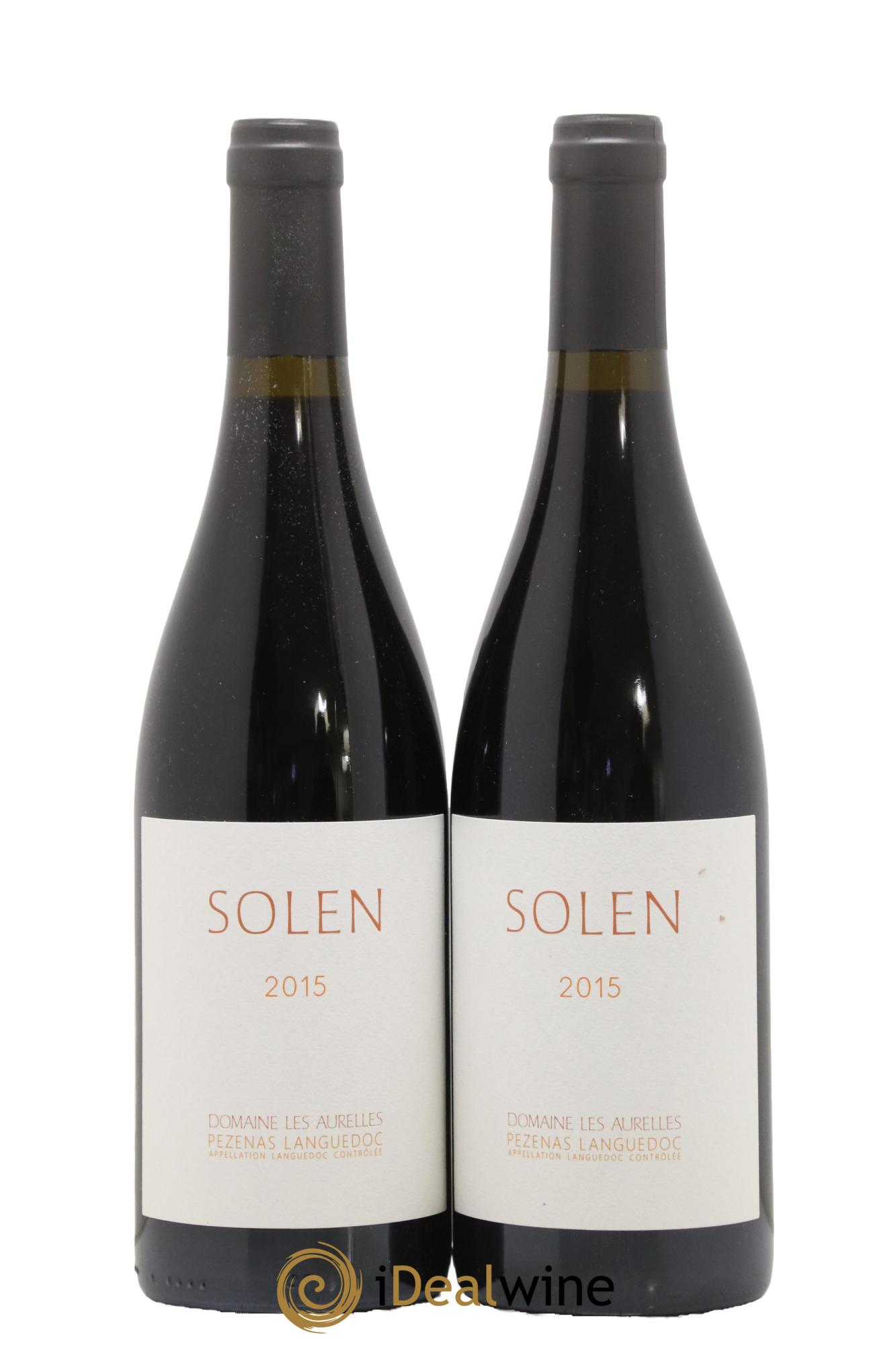 Pézenas Languedoc Solen Domaine les Aurelles 2015 - Lotto di 2 bottiglie - 0